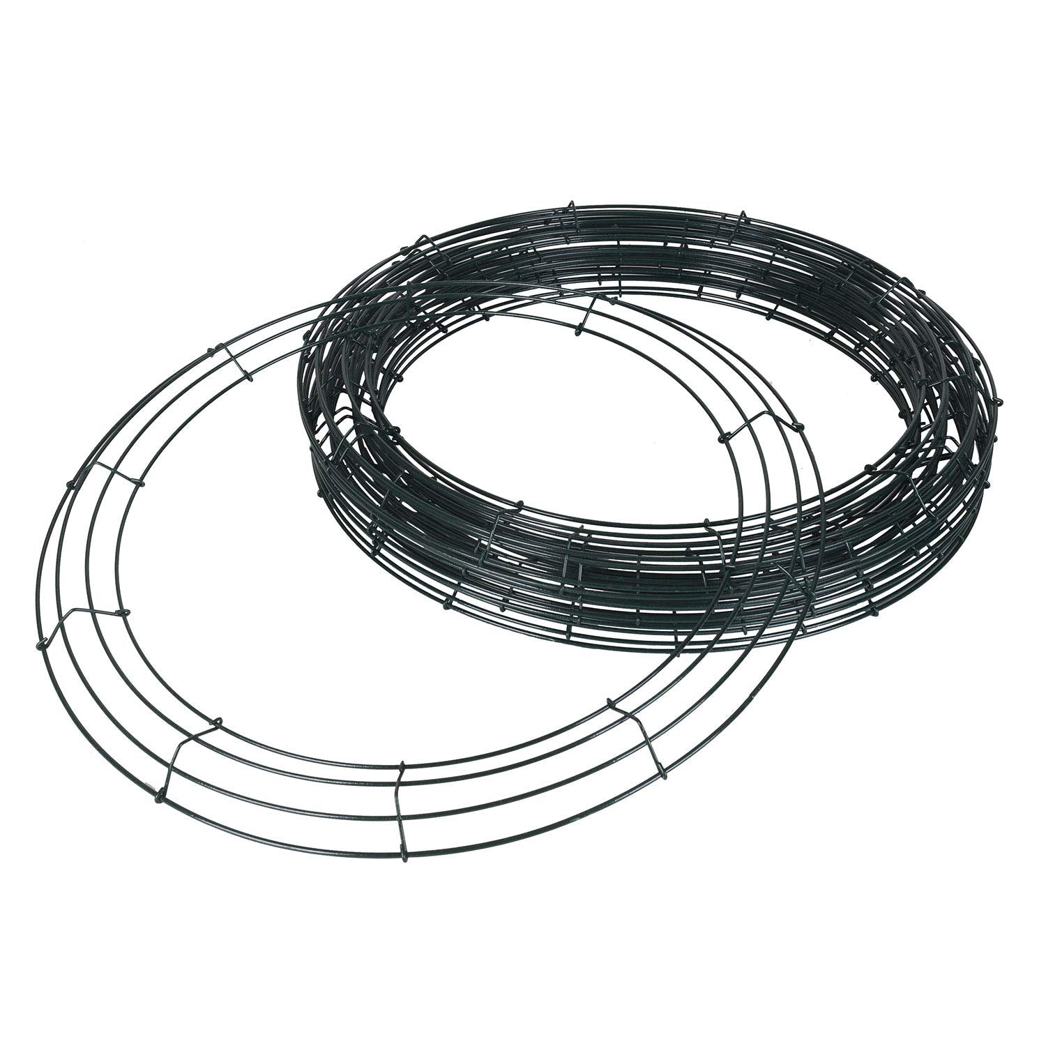 10-inch Plain Wire Wreath Form: 3 Wire Black Frames MD005202 – Michelle's  aDOORable Creations
