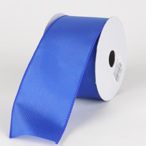 1 - 1/2 Inch x 10 Yards Royal Blue Wired Budget Satin Ribbon