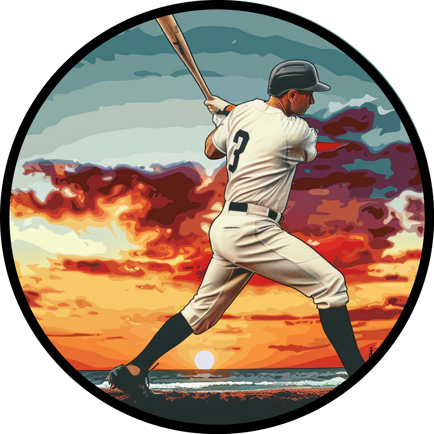 Baseball Metal / Vinyl Sign - Made in USA