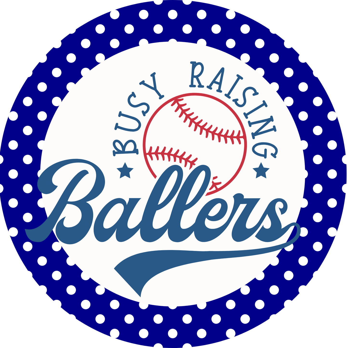 Ballers Busy Raising Baseball Metal / Vinyl Sign - Made in USA