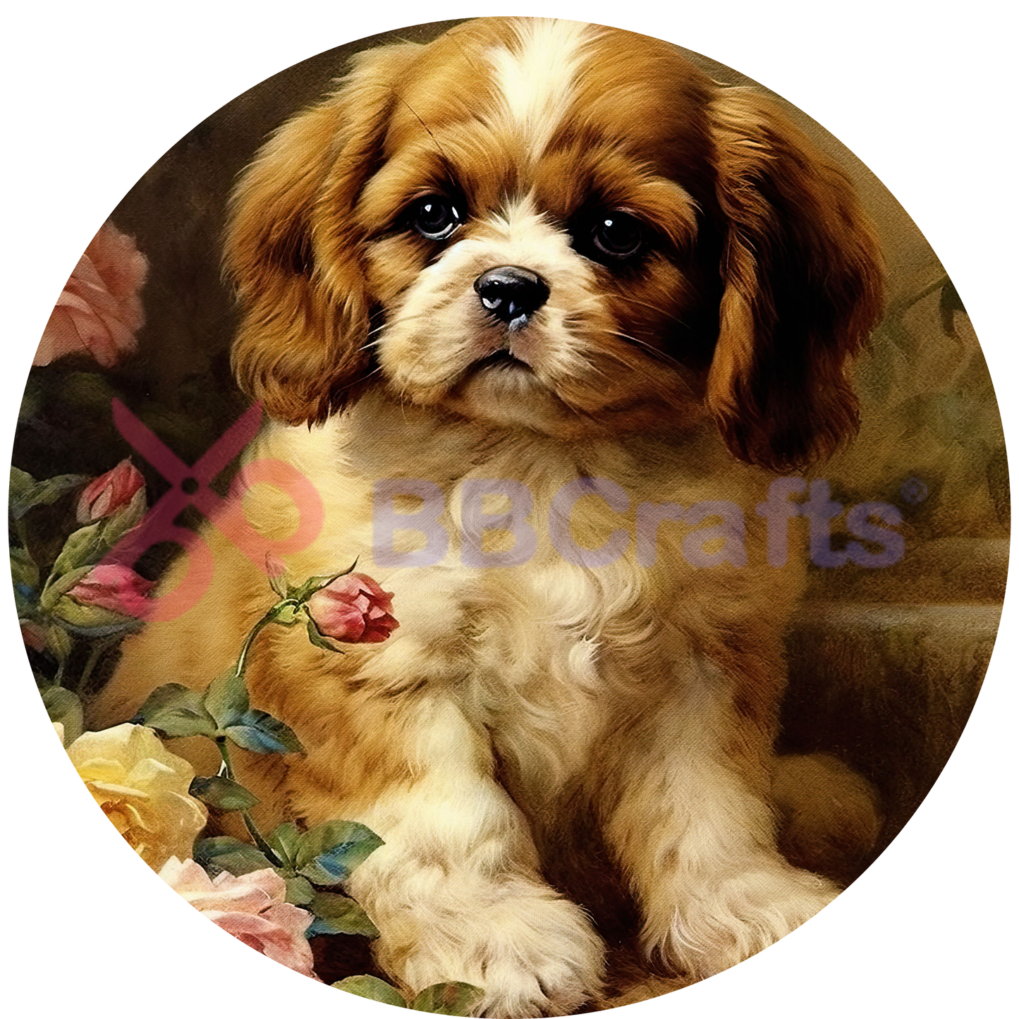 King Charles Spaniel Dog Metal / Vinyl Sign - Made in USA