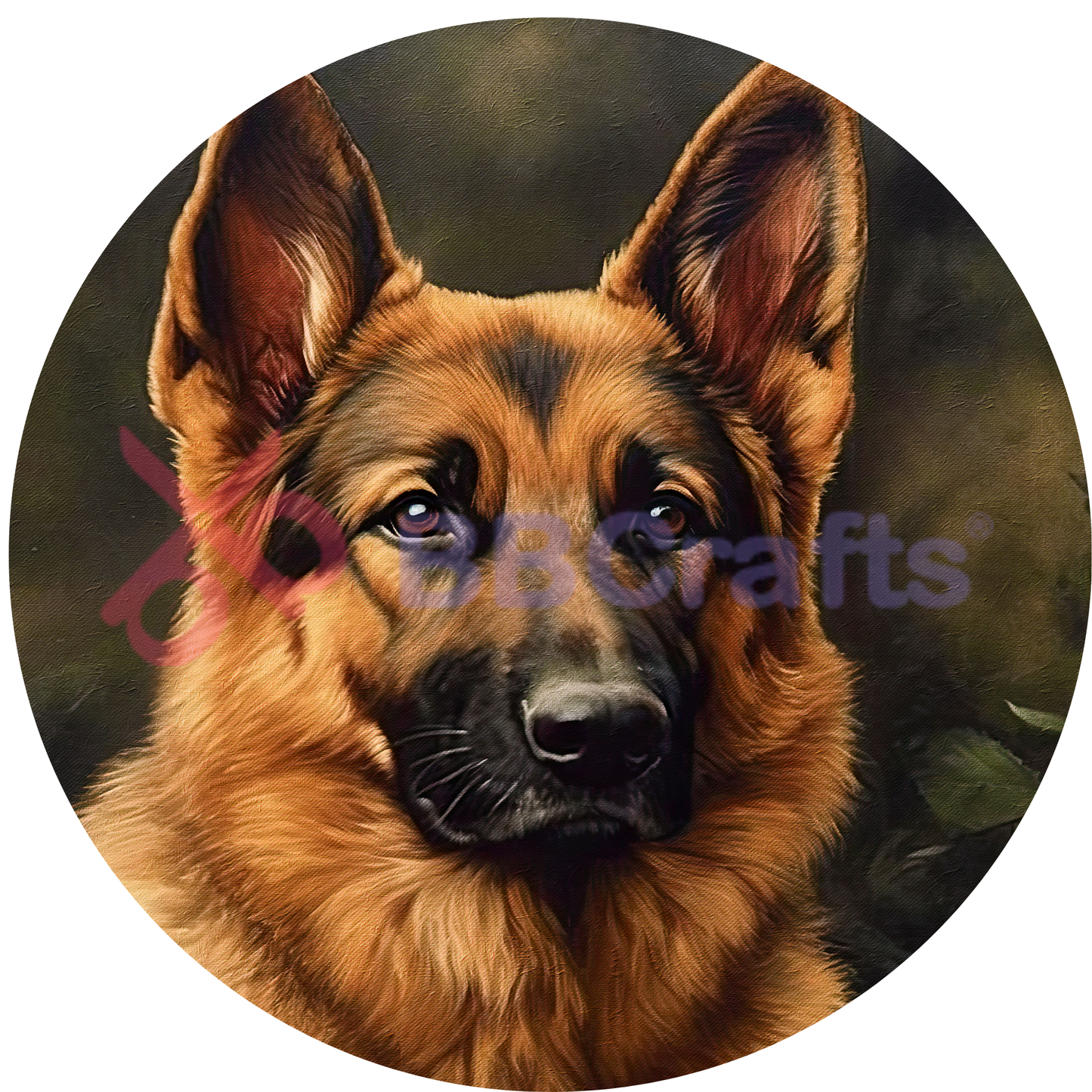 German Shepherd Dog Metal / Vinyl Sign - Made in USA