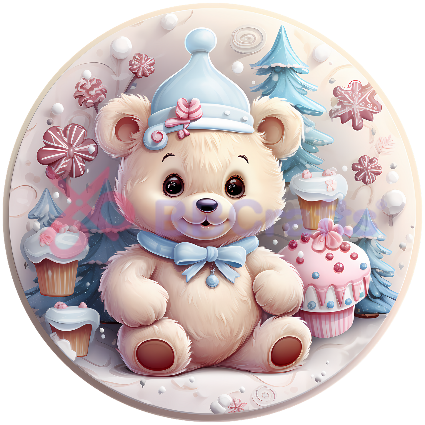 Teddy Bear Metal / Vinyl Sign - Made in USA