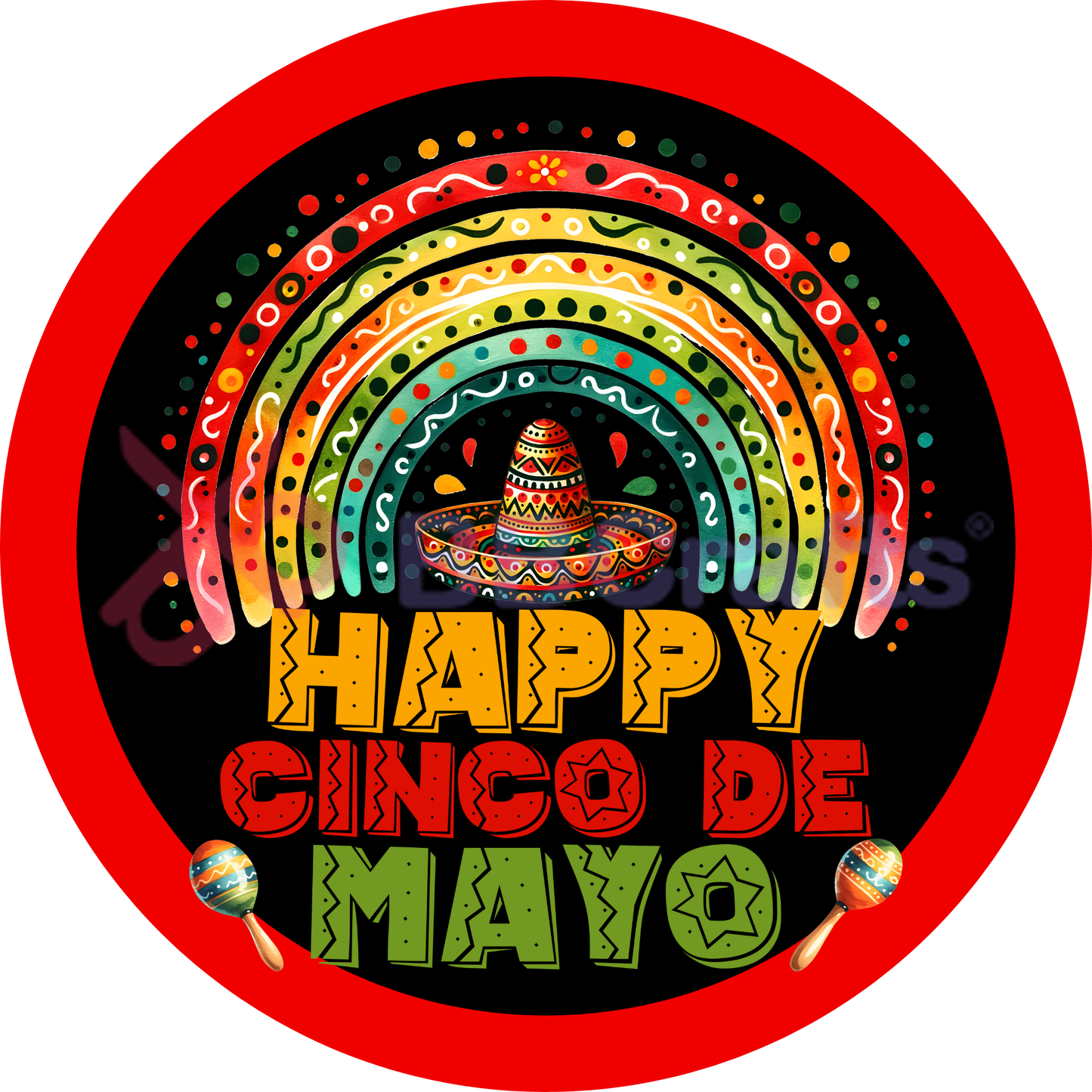 Happy Cinco De Mayo Metal / Vinyl Sign - Made in USA