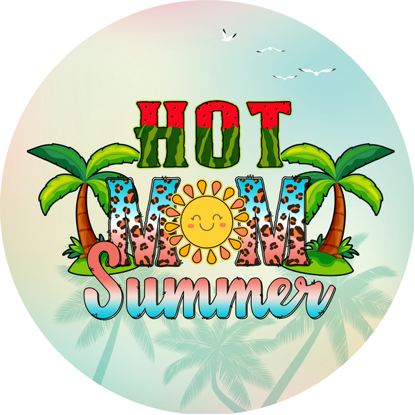 Hot Summer Metal Sign - Made In USA