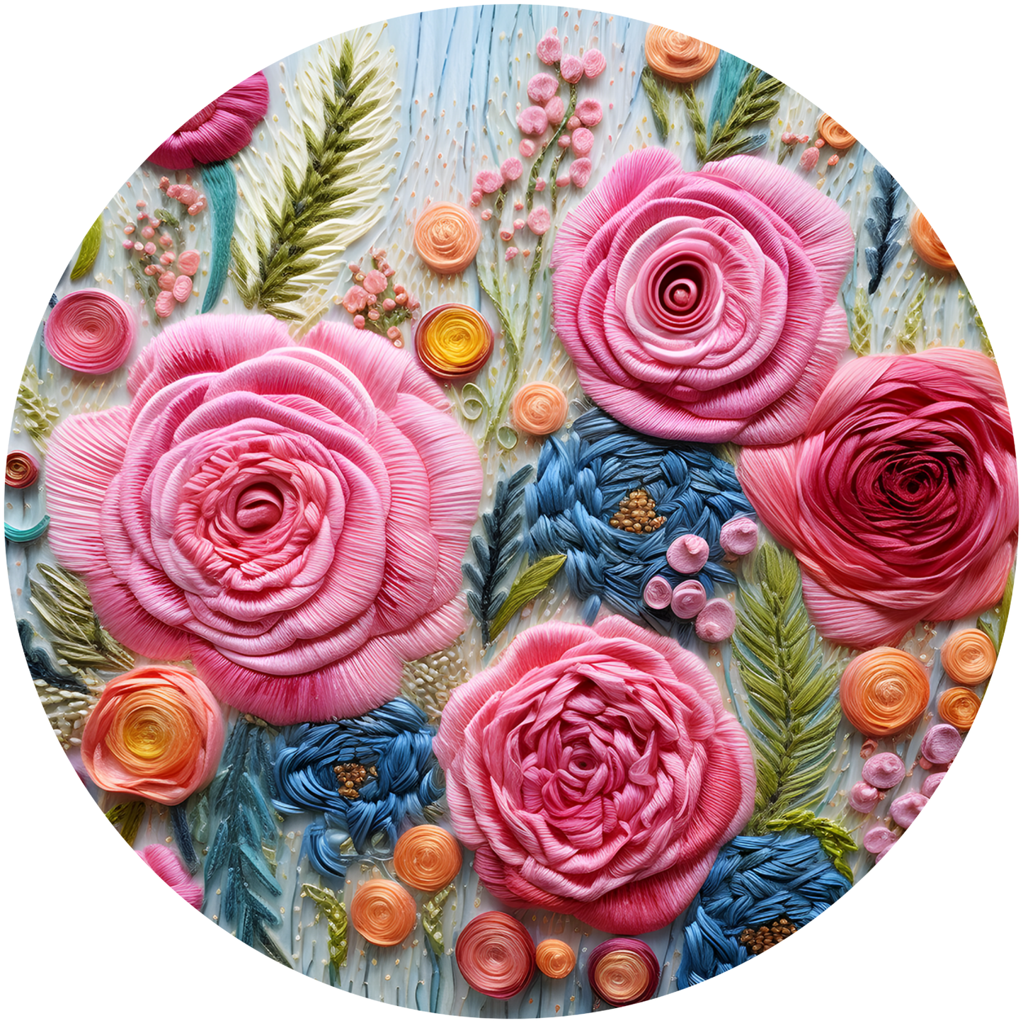 Rose Flower Metal / Vinyl Sign - Made in USA