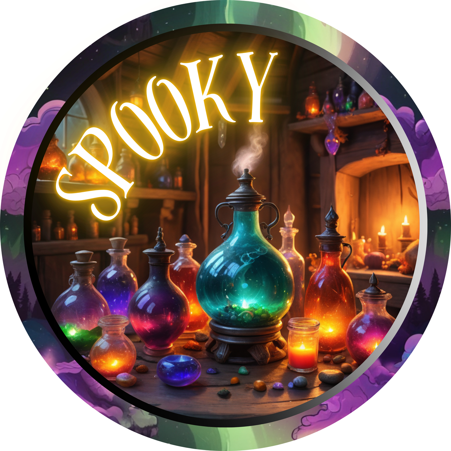 Spooky Metal / Vinyl Sign - Made in USA