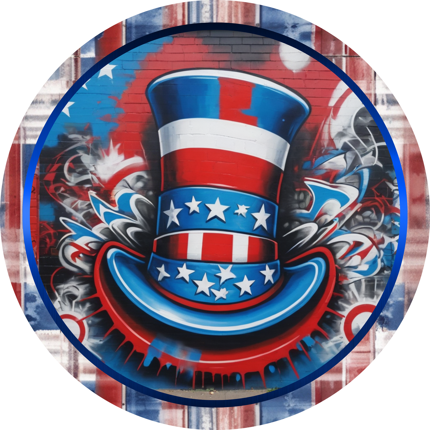 American Patriotism Hat Metal / Vinyl Sign - Made in USA