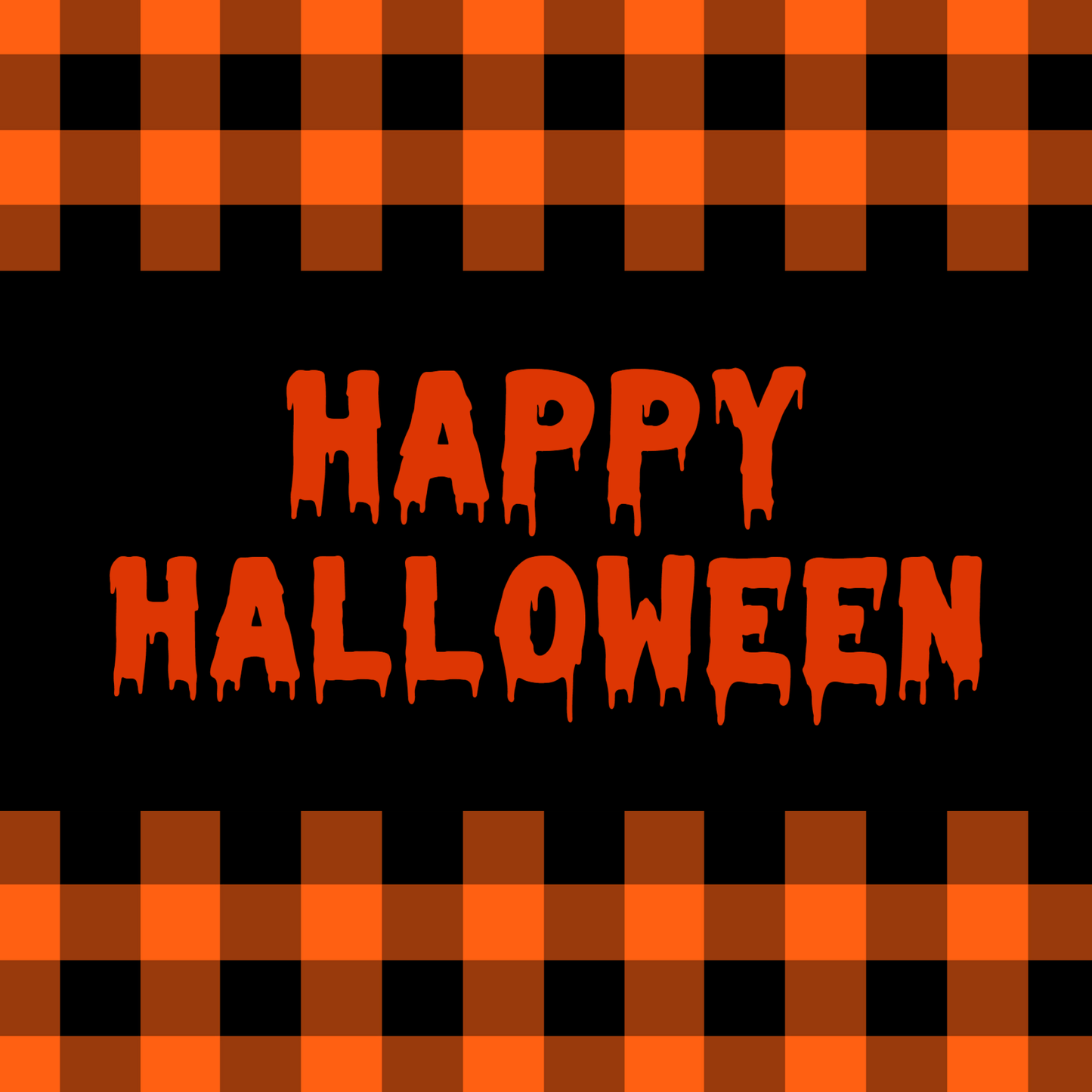 Happy Halloween Metal Sign - Made in USA