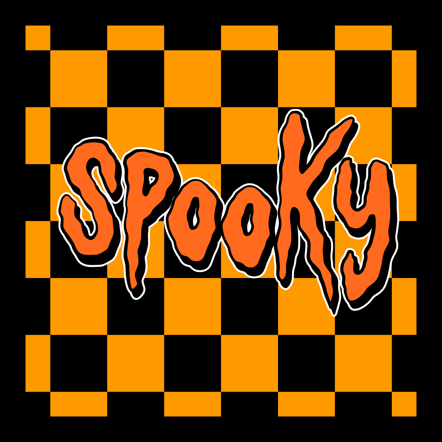 Spooky Metal Sign - Made in USA