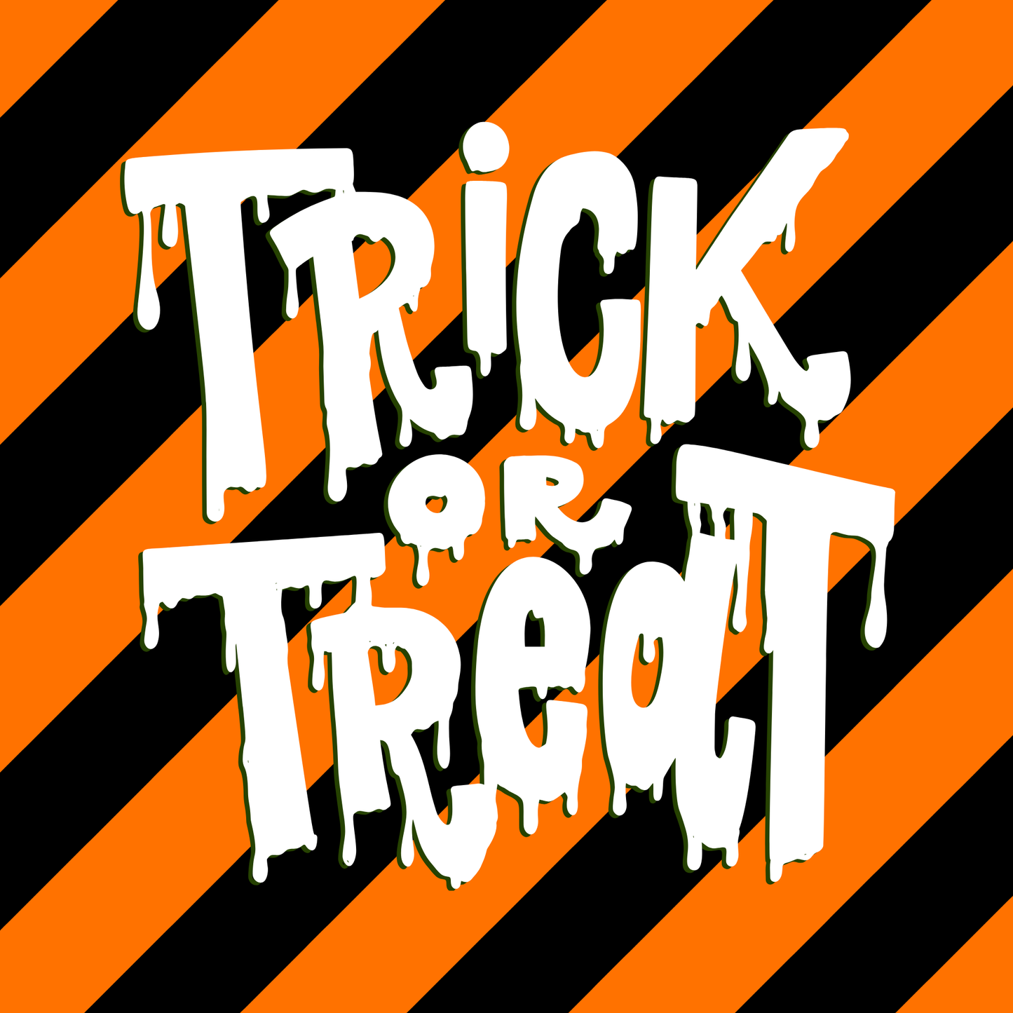 Trick or Treat Metal Sign - Made in USA