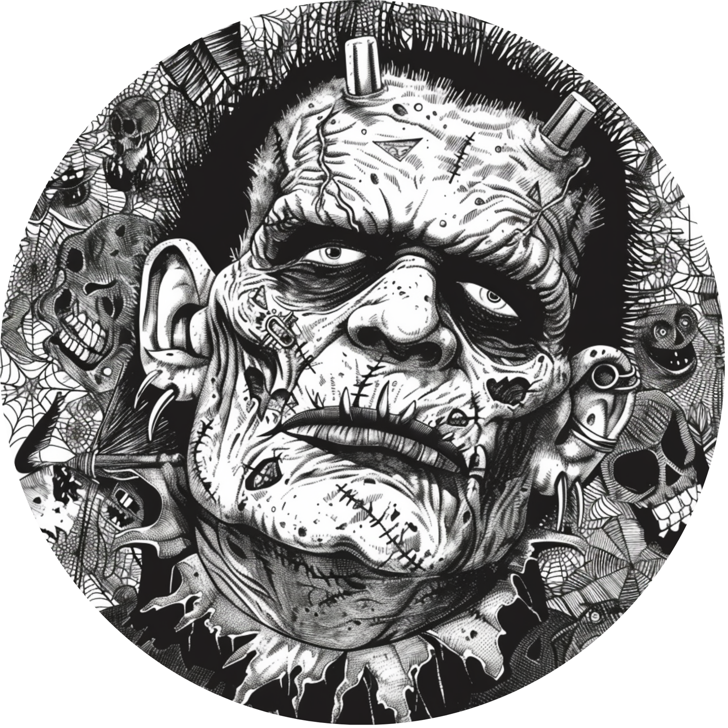 Frankenstein Monster Metal / Vinyl Sign - Made in USA