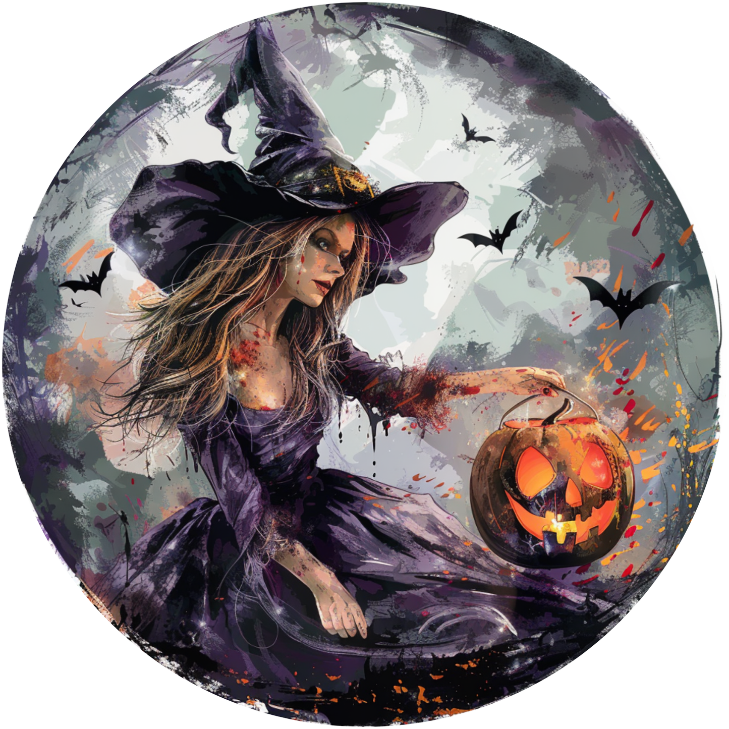 Witch Metal / Vinyl Sign - Made in USA