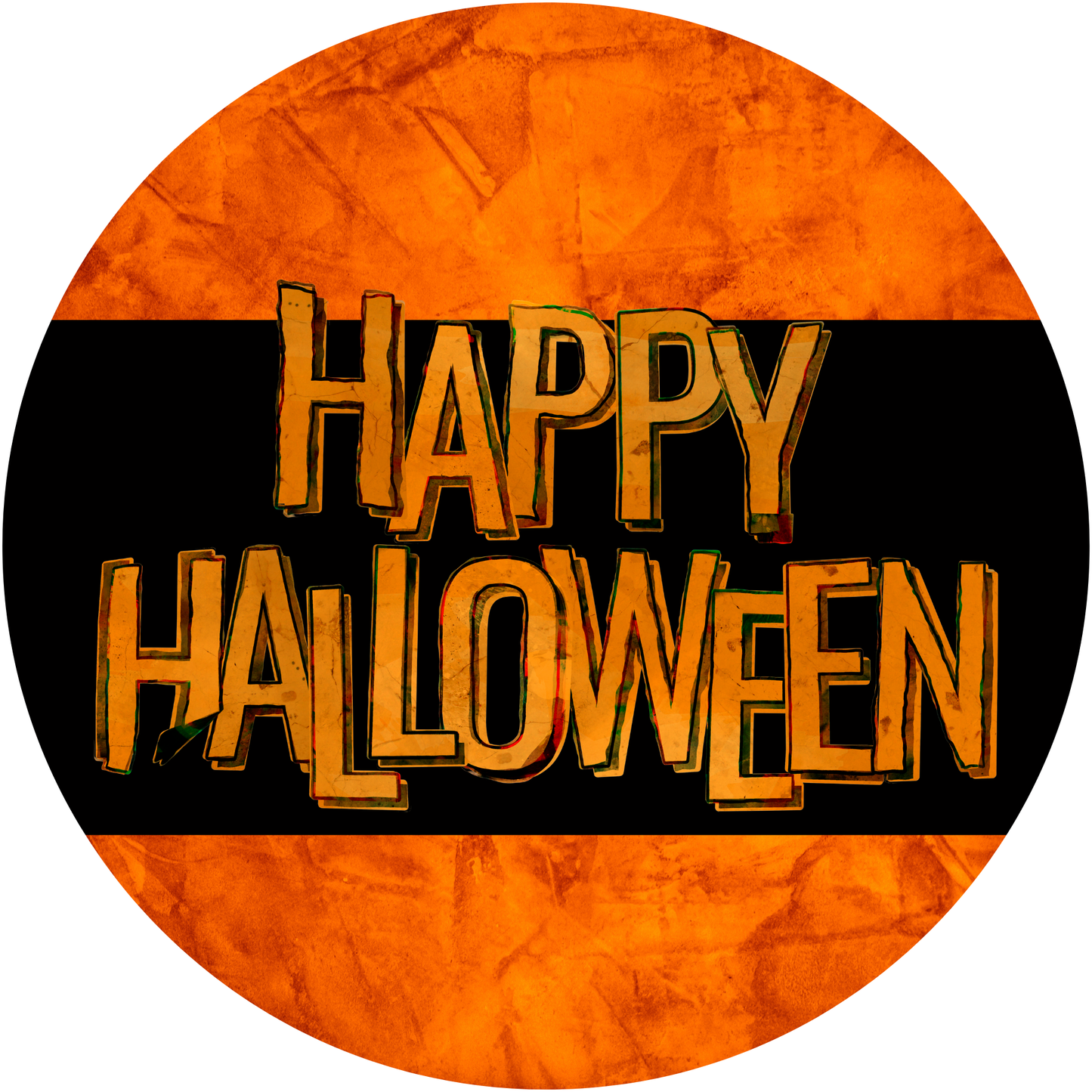 Happy Halloween Metal / Vinyl Sign - Made in USA