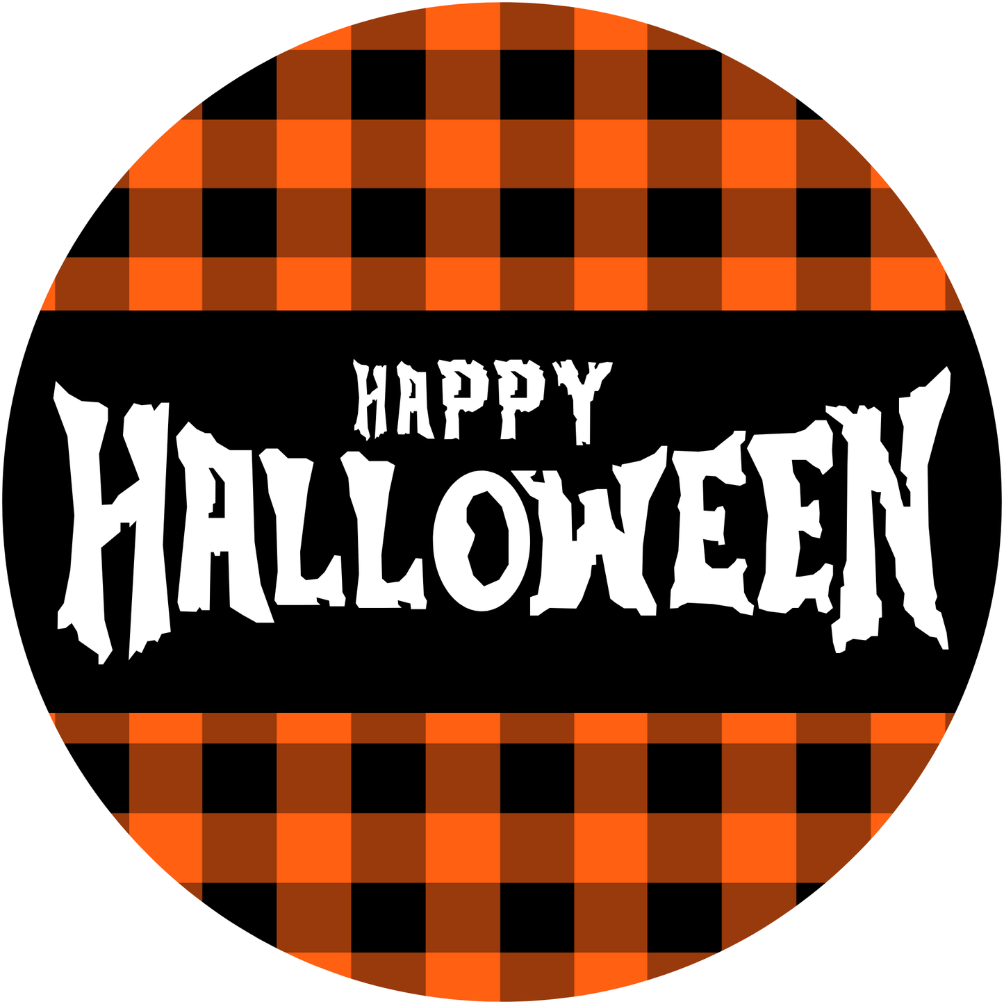 Happy Halloween Metal / Vinyl Sign - Made in USA