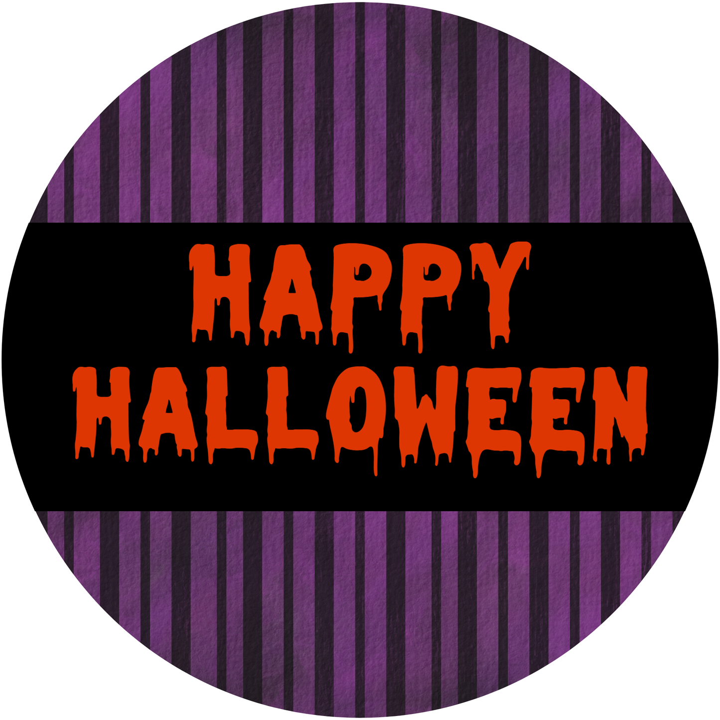 Happy Halloween Metal / Vinyl Sign - Made in USA