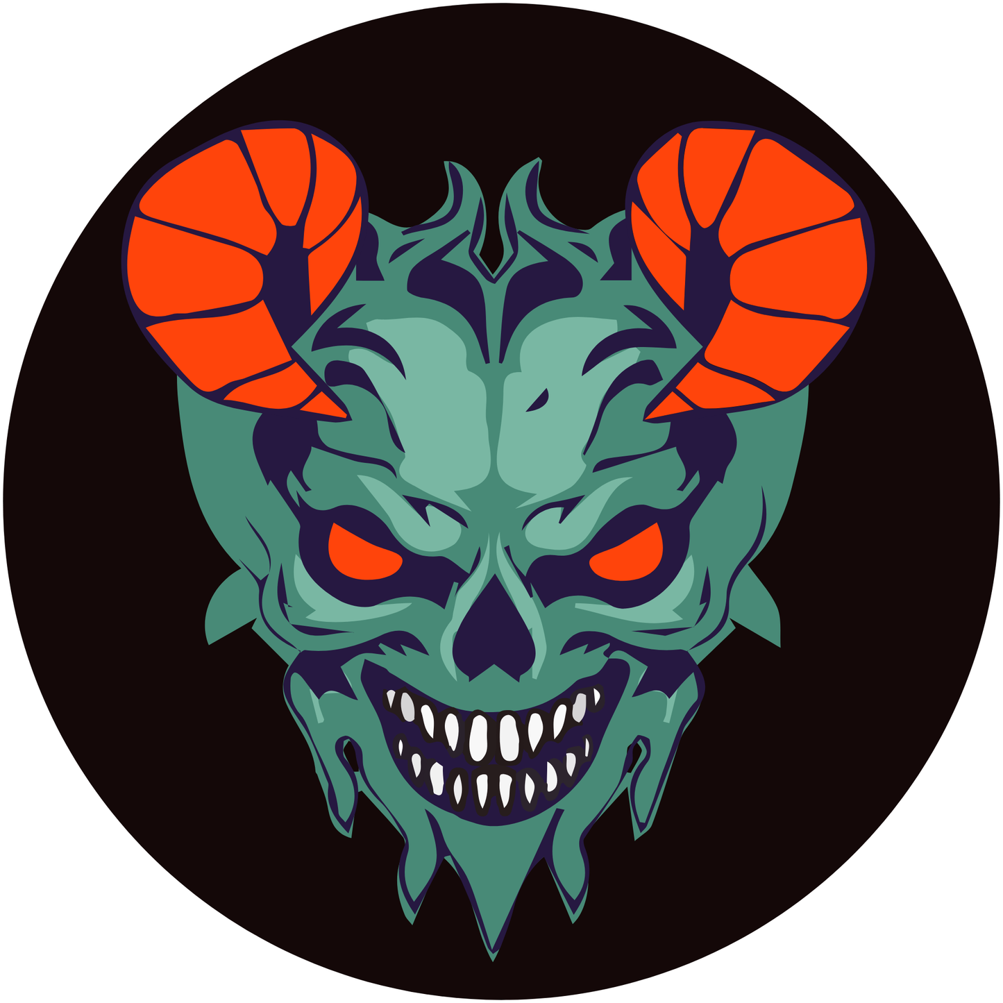 Screaming Monster Metal / Vinyl Sign - Made in USA