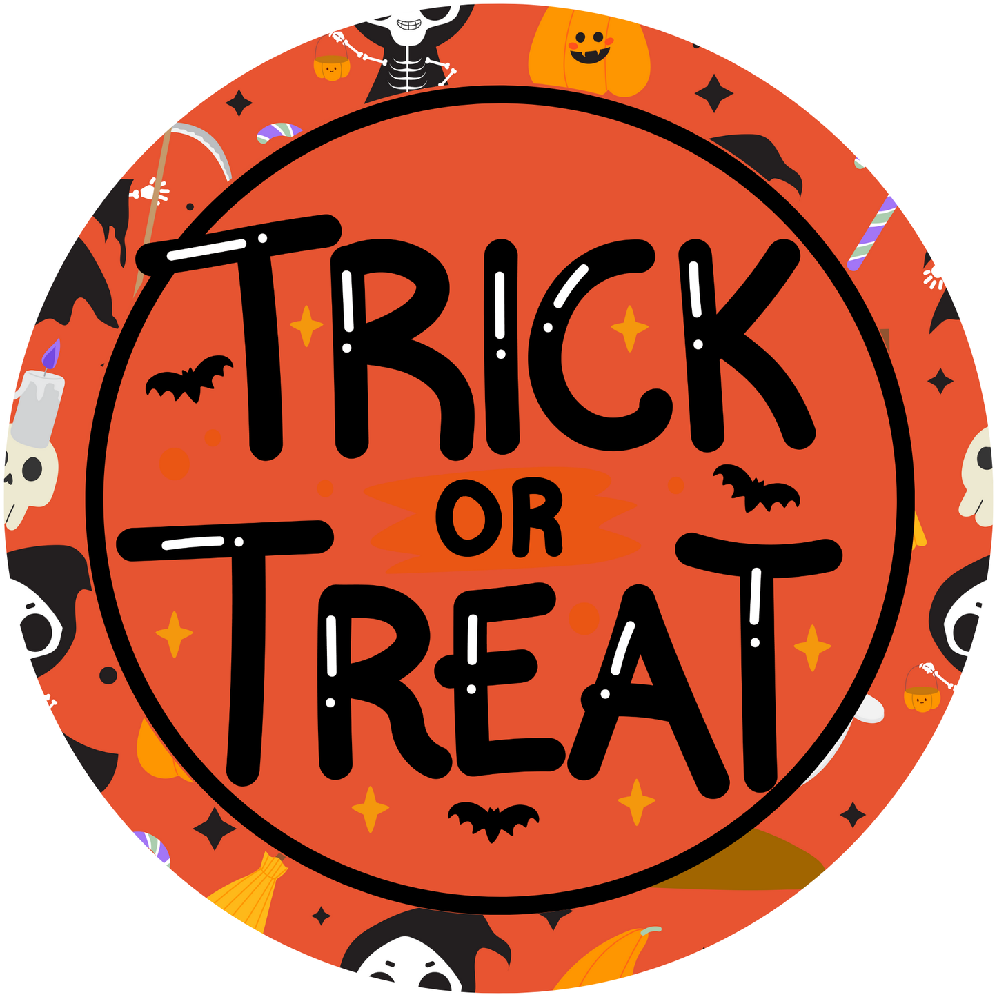 Trick or Teat Metal / Vinyl Sign - Made in USA