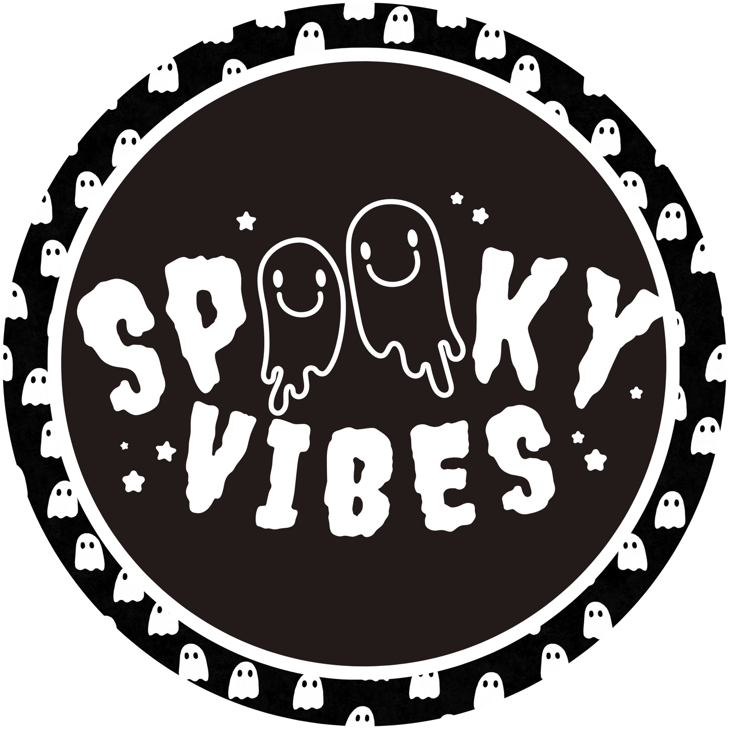 Spooky Vibe's Metal / Vinyl Sign - Made in USA