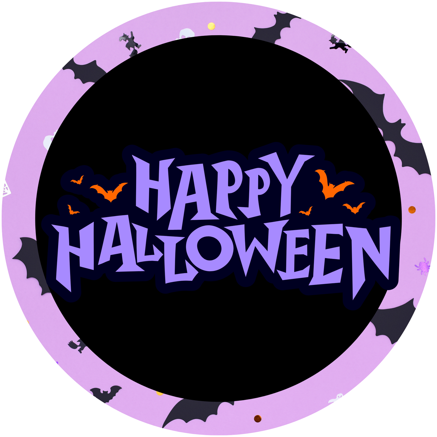Happy Halloween Metal / Vinyl Sign - Made in USA