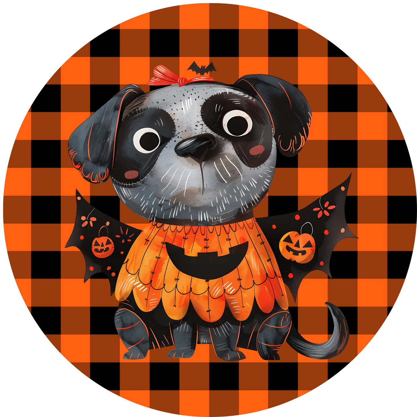 Black Dog Metal / Vinyl Sign - Made in USA