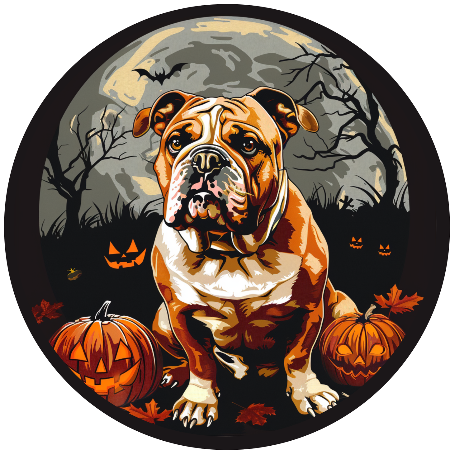A French Bulldog's Halloween Metal / Vinyl Sign - Made in USA