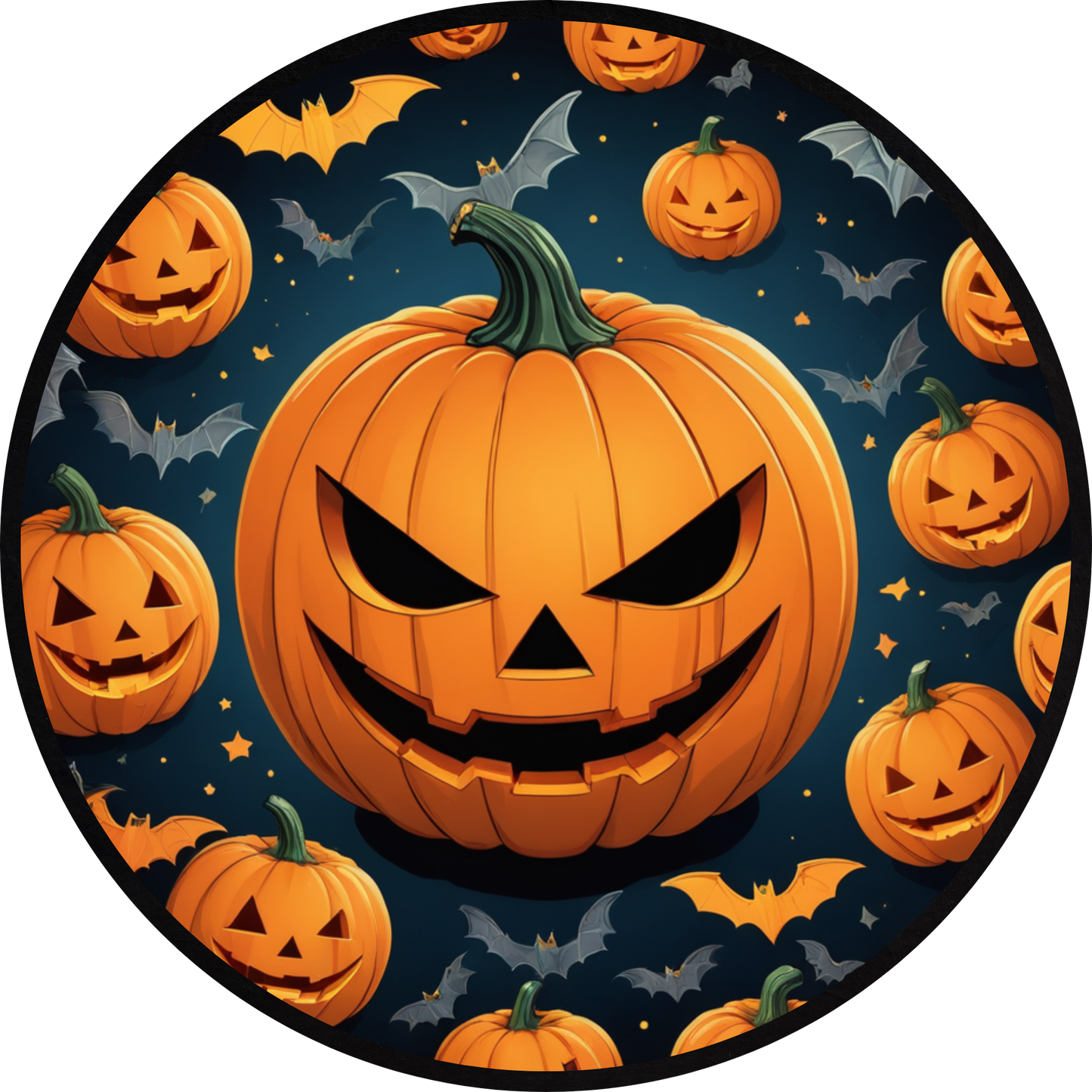 Pumpkin Parade Metal / Vinyl Sign - Made in USA