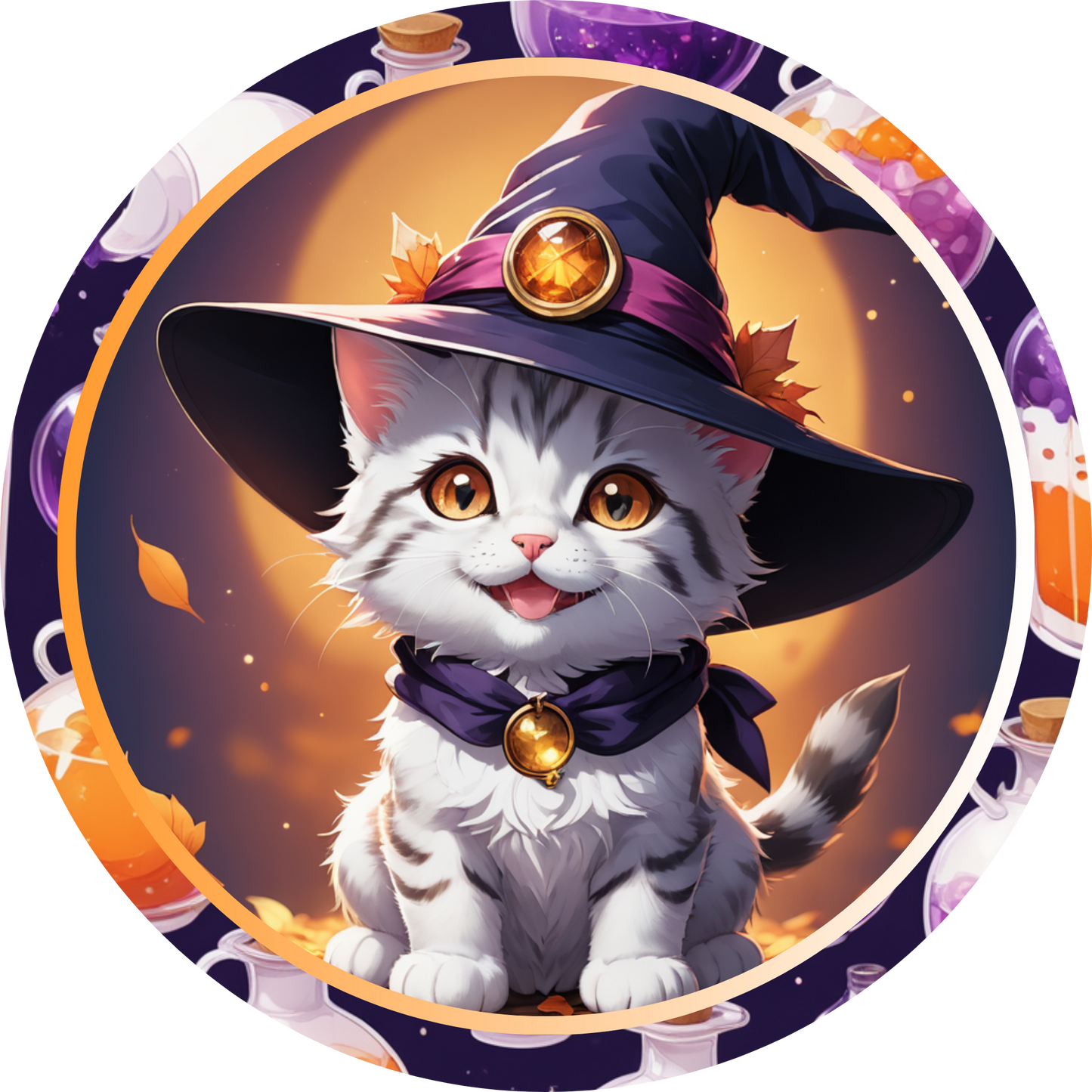 Witch's Kitten Metal / Vinyl Sign - Made in USA