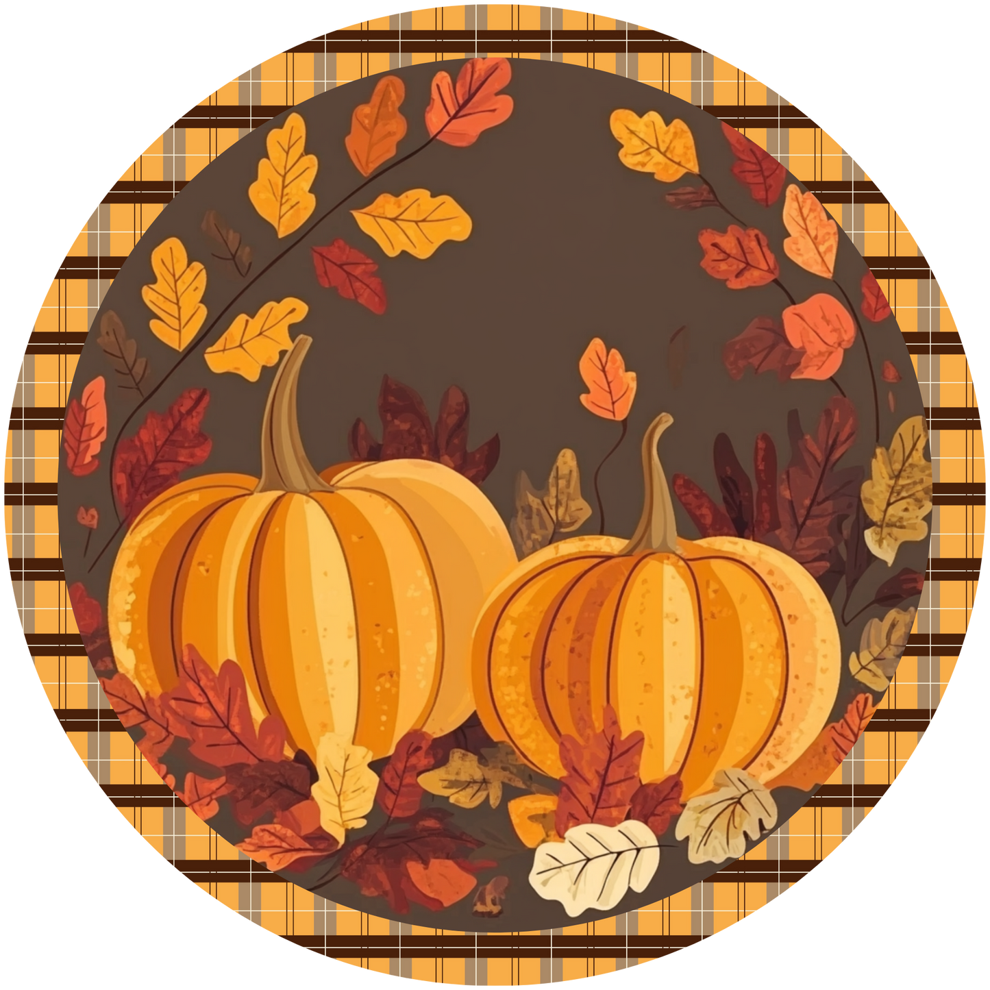 Pumpkin Paradise Metal / Vinyl Sign - Made in USA