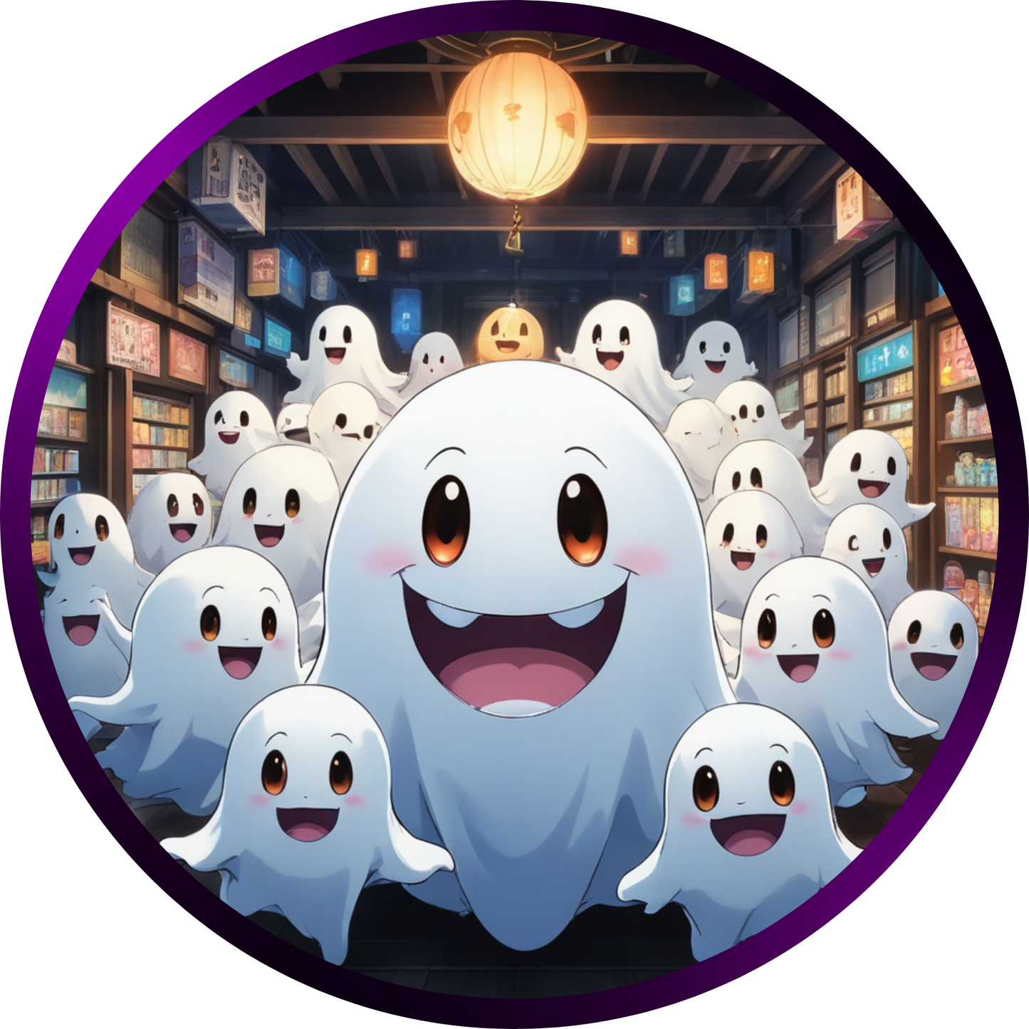 Ghostly Gathering Metal / Vinyl Sign - Made in USA