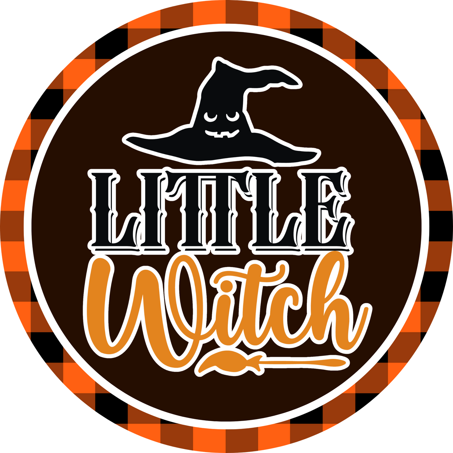 Little Witch Spellbinding Metal / Vinyl Sign - Made in USA