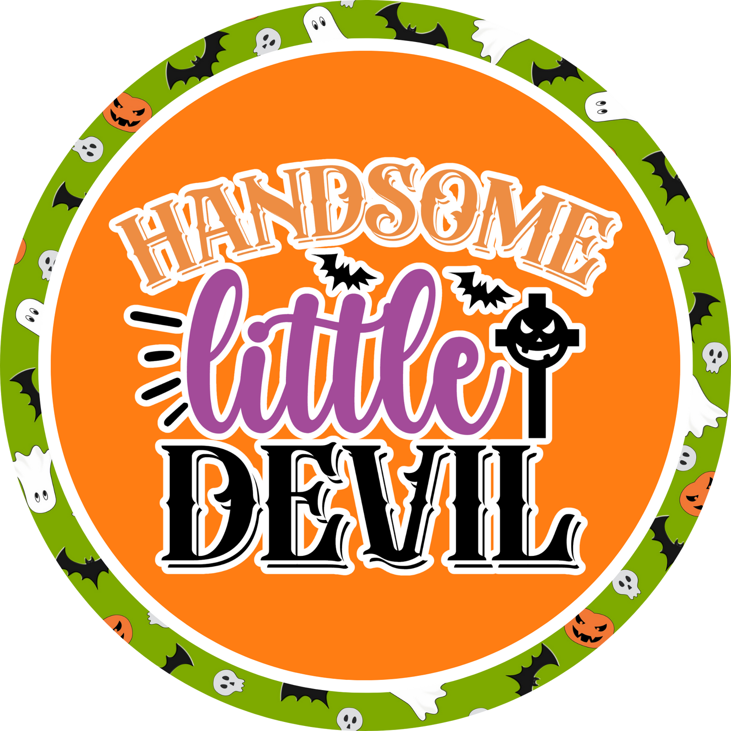Handsome Little Devil Metal / Vinyl Sign - Made in USA