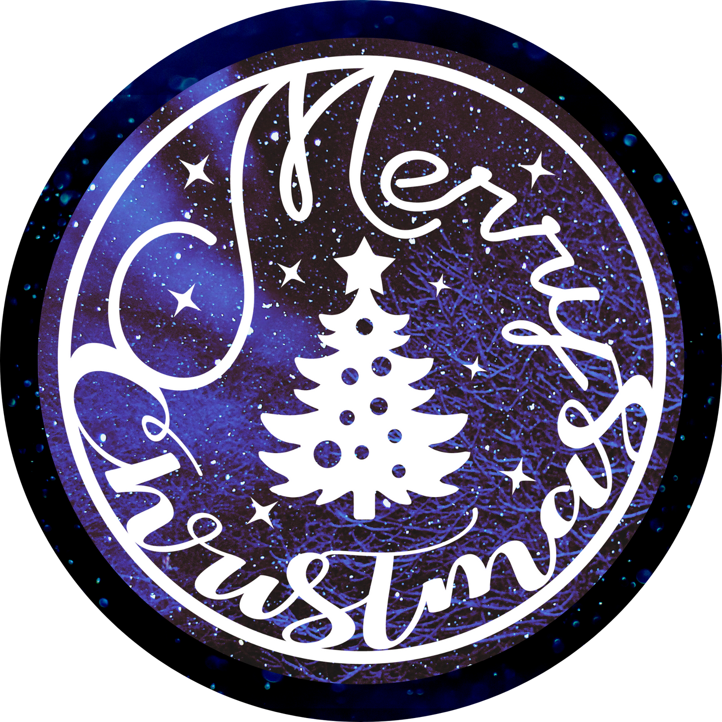 Merry Christmas Metal / Vinyl Sign - Made in USA