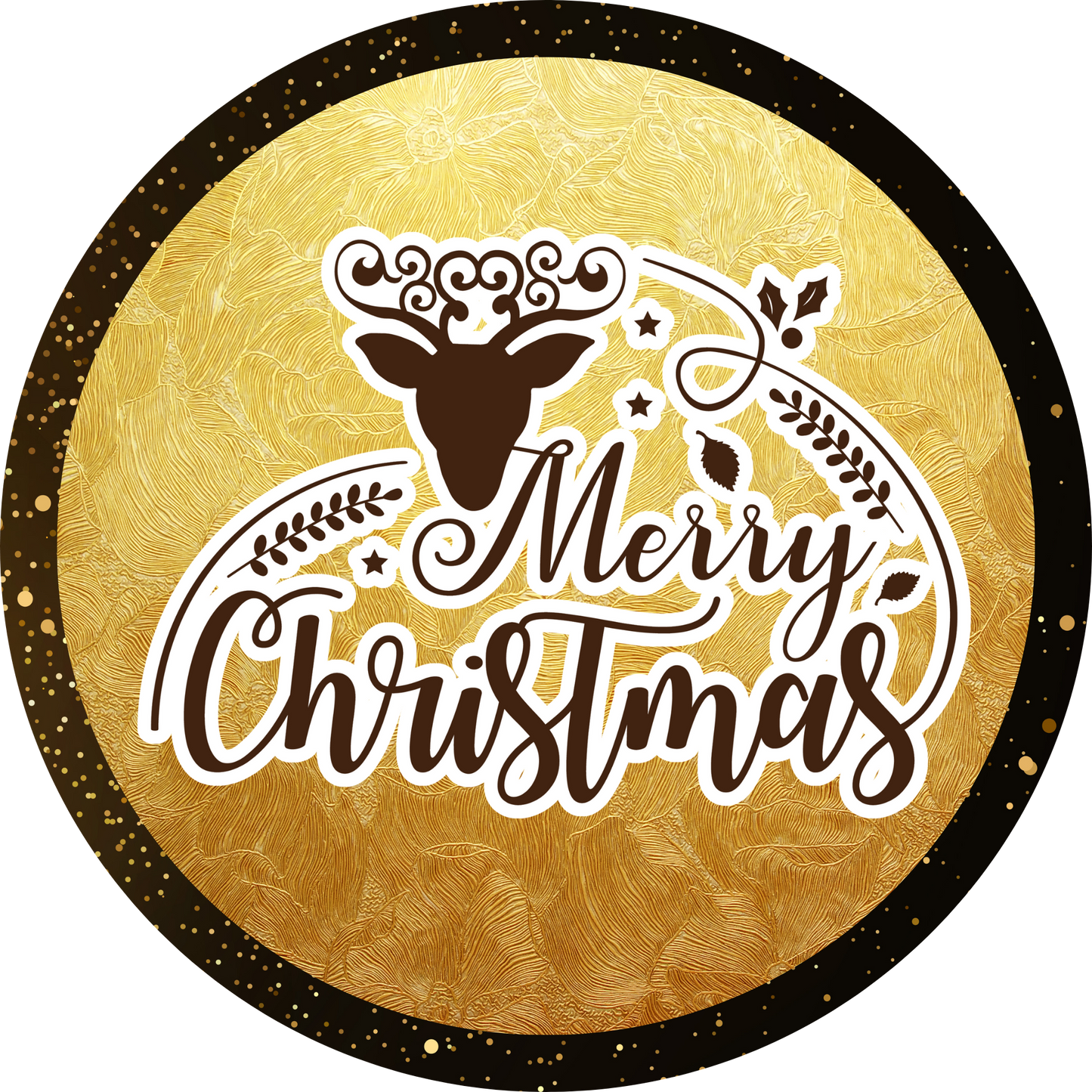 Merry Christmas Season Metal / Vinyl Sign - Made in USA