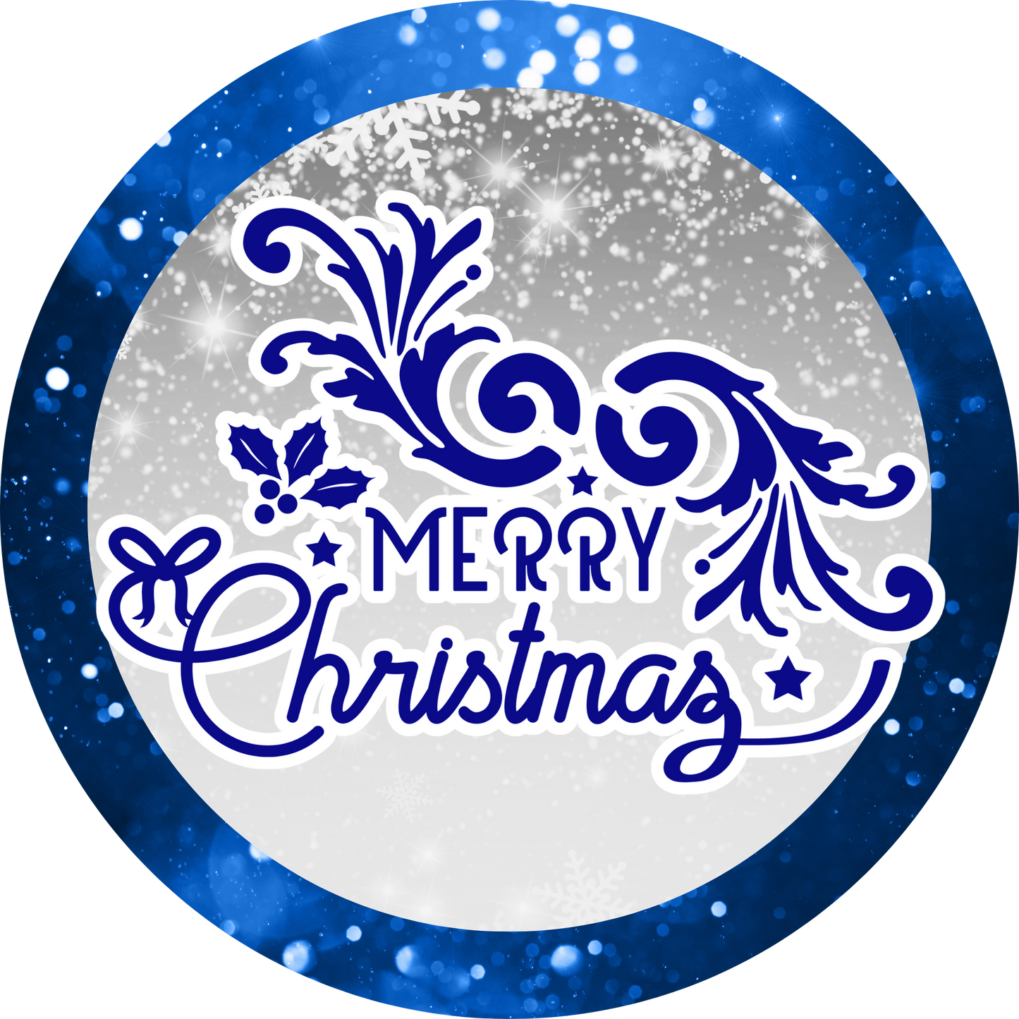 Merry Christmas Metal / Vinyl Sign - Made in USA