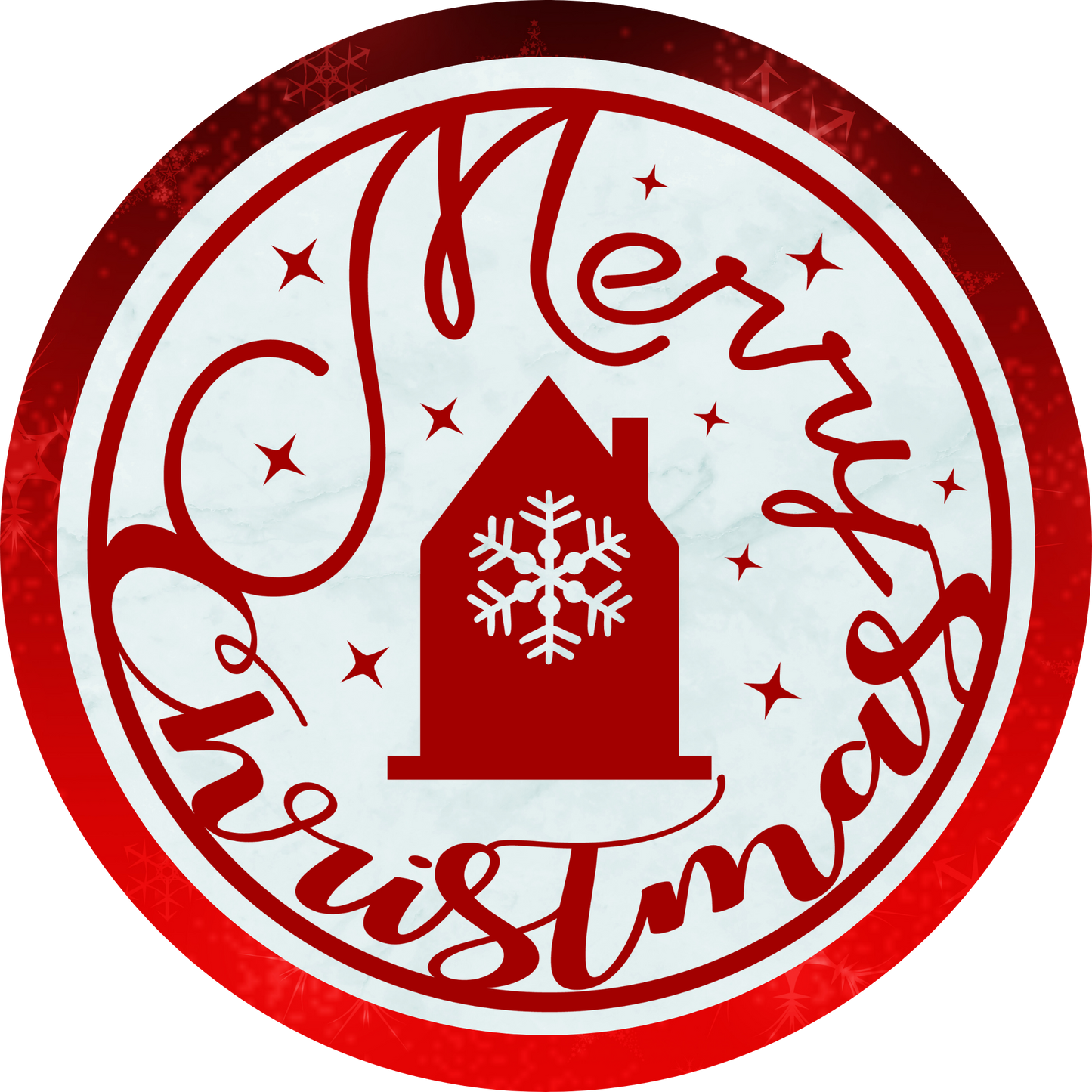 Merry Christmas Metal / Vinyl Sign - Made in USA