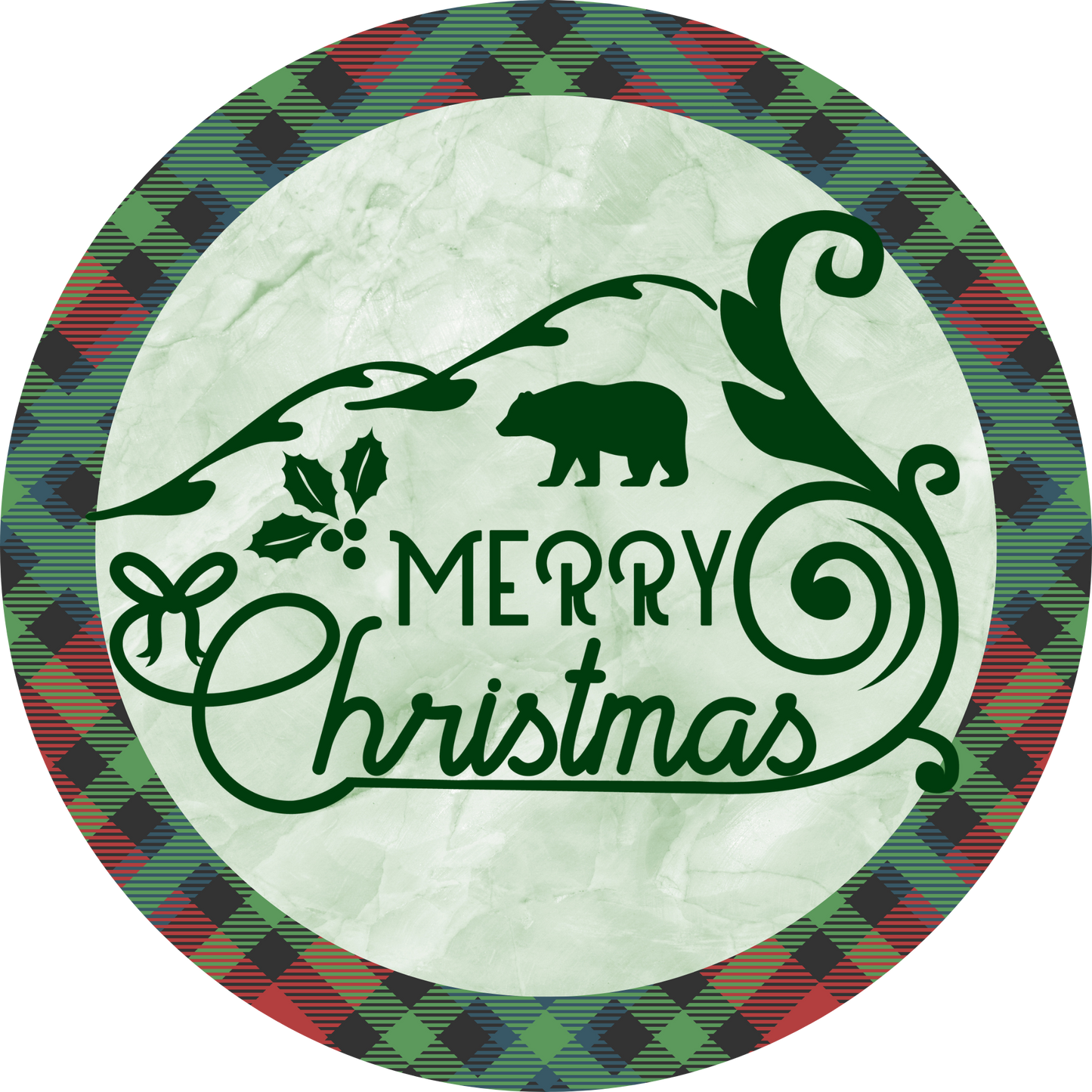 Merry Christmas Metal / Vinyl Sign - Made in USA