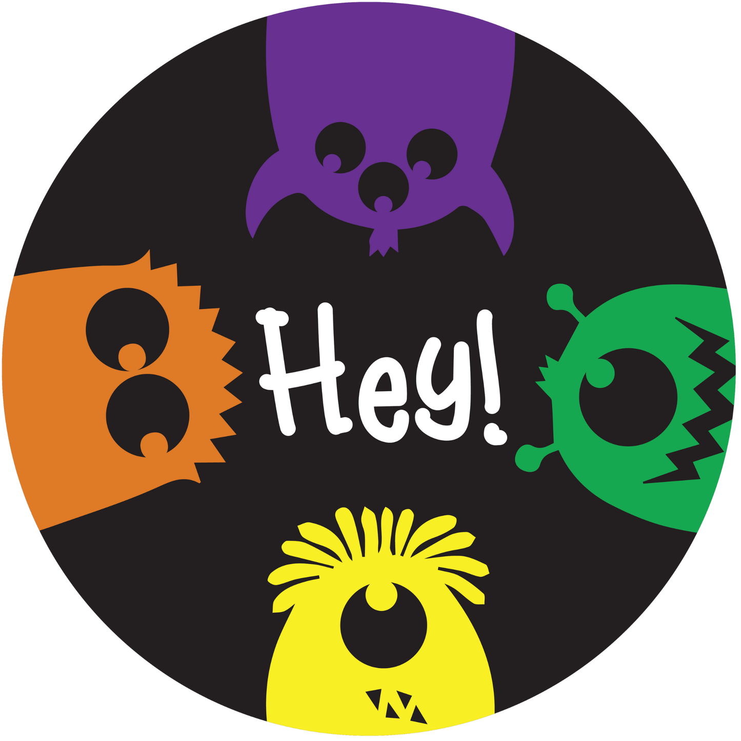 Monster Mash Hey! Metal / Vinyl Sign - Made in USA