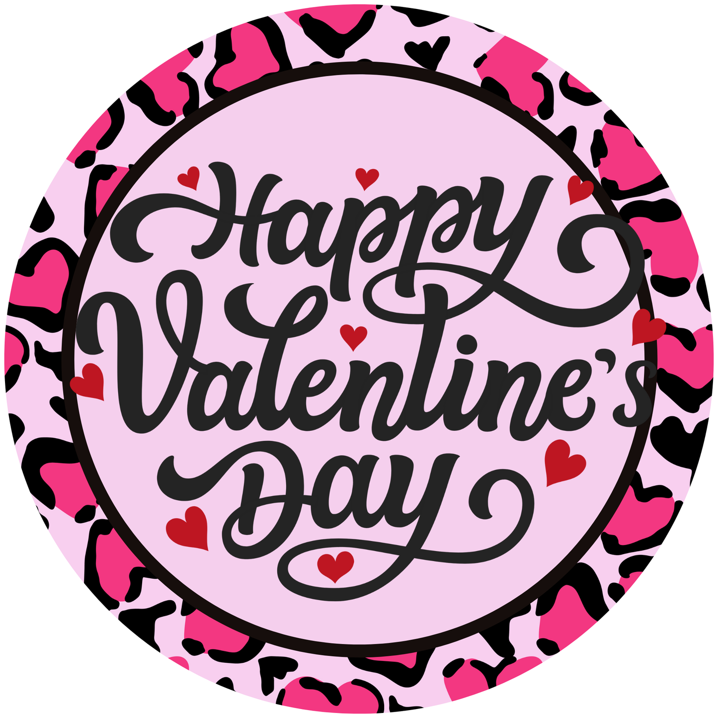 Happy Valentine's Day Metal / Vinyl Sign - Made in USA
