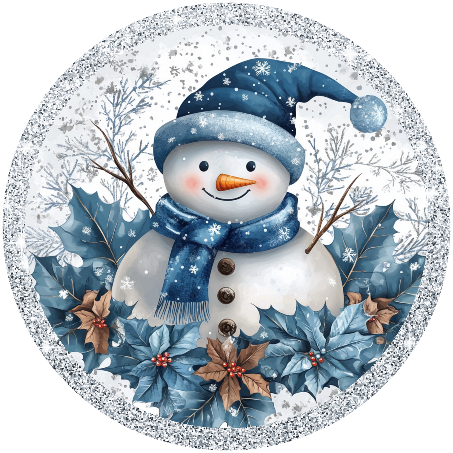 Snowman's Winter Wonderland Metal / Vinyl Sign - Made in USA