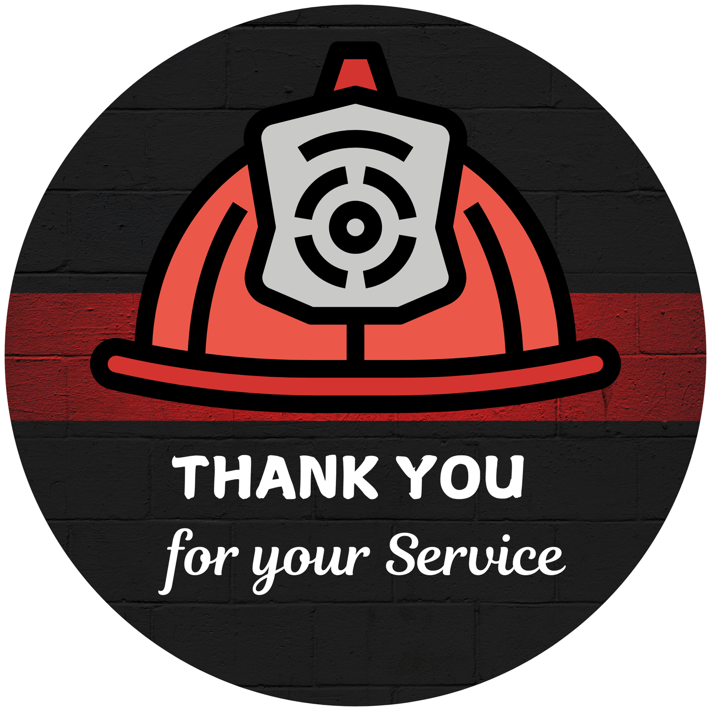 Firefighter Appreciation Metal / Vinyl Sign - Made in USA