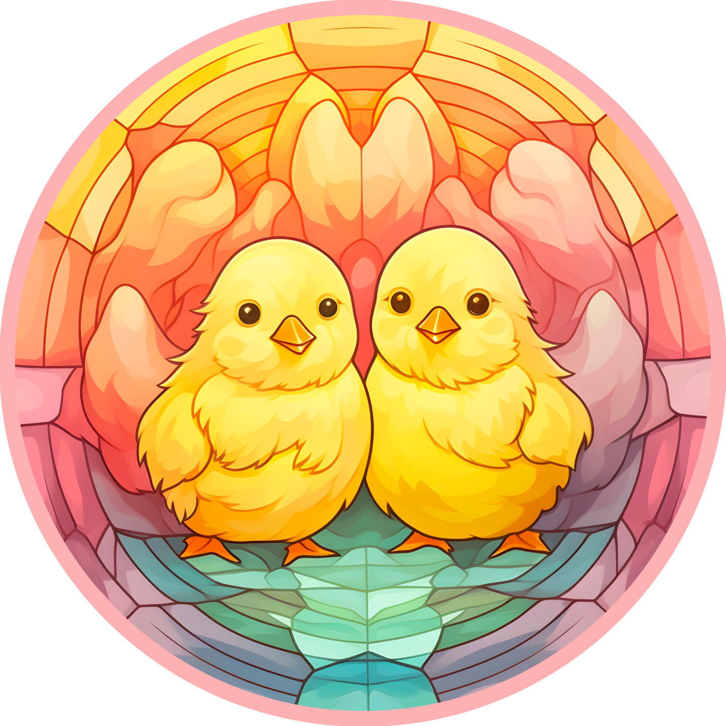 Twin Chick Sunshine Metal / Vinyl Sign - Made in USA