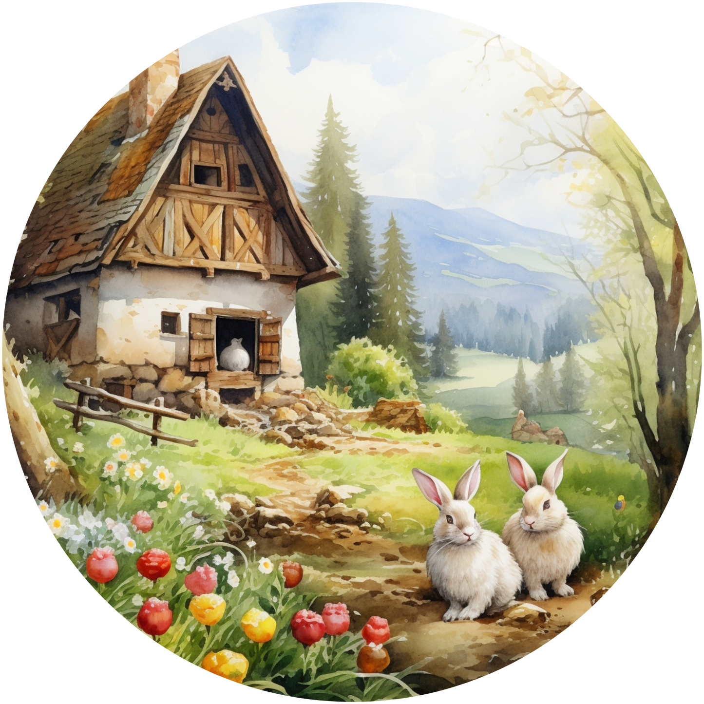 Rabbit's Retreat Metal / Vinyl Sign - Made in USA