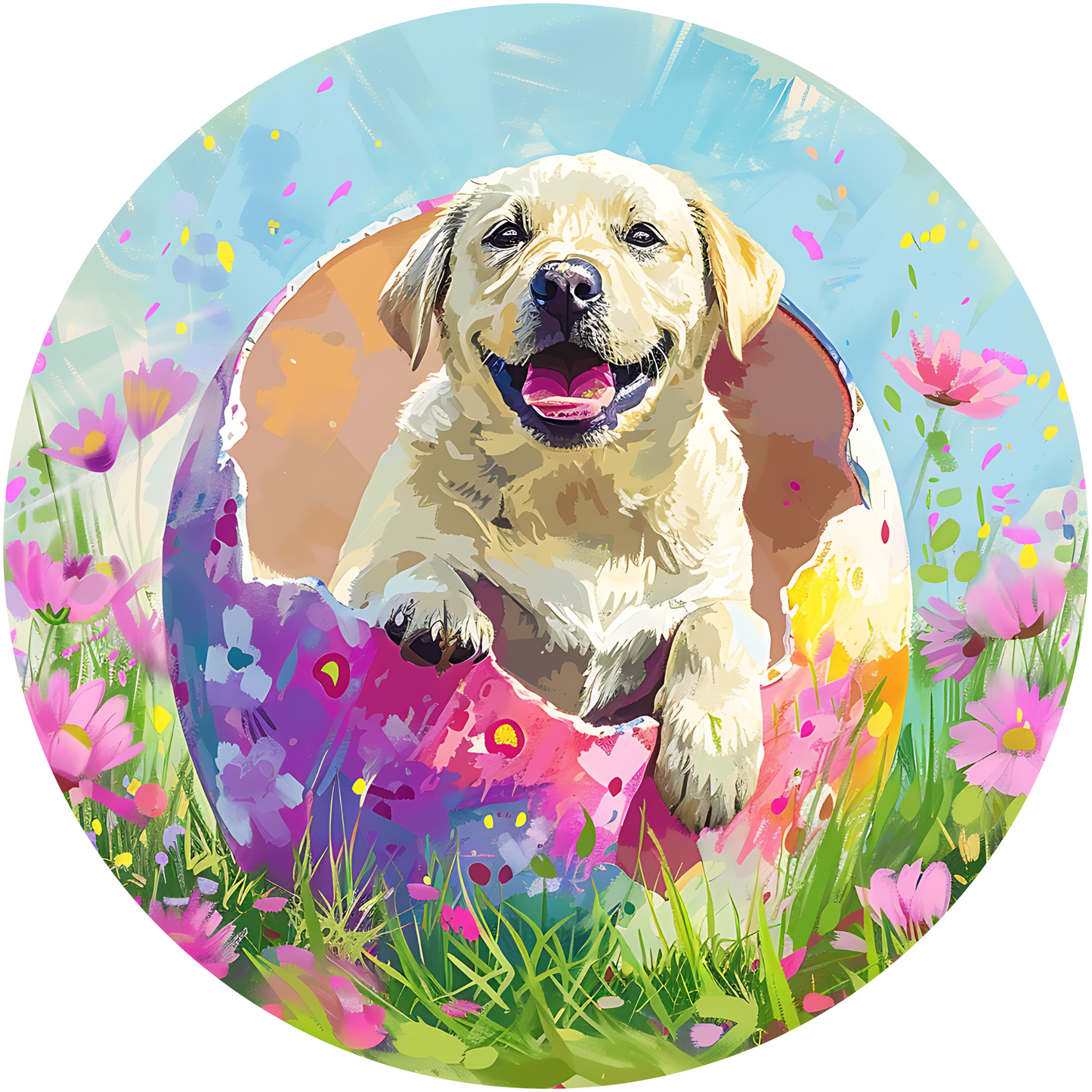 Labrador Retriever Dog Metal / Vinyl Sign - Made in USA