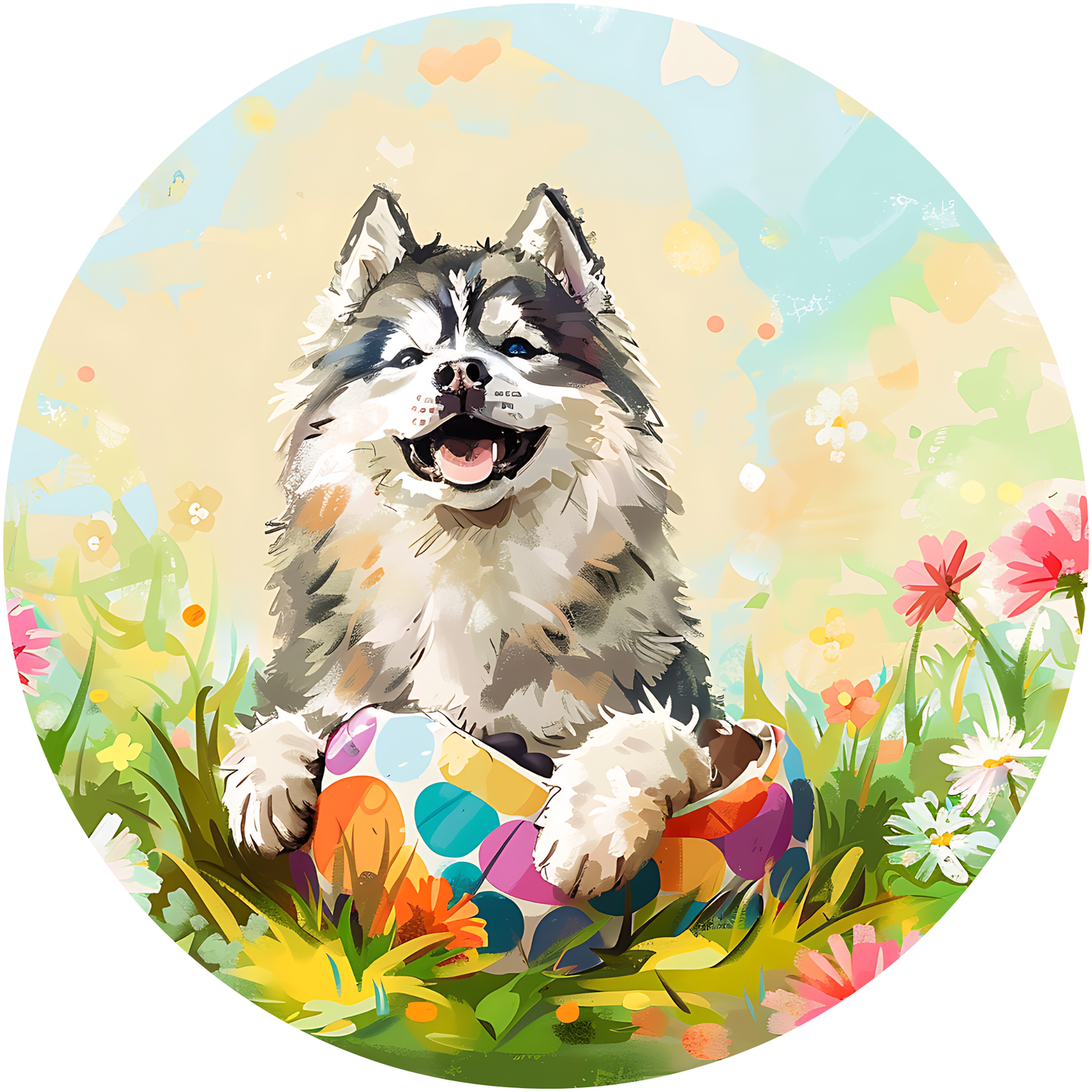 Malamute Dog Metal / Vinyl Sign - Made in USA