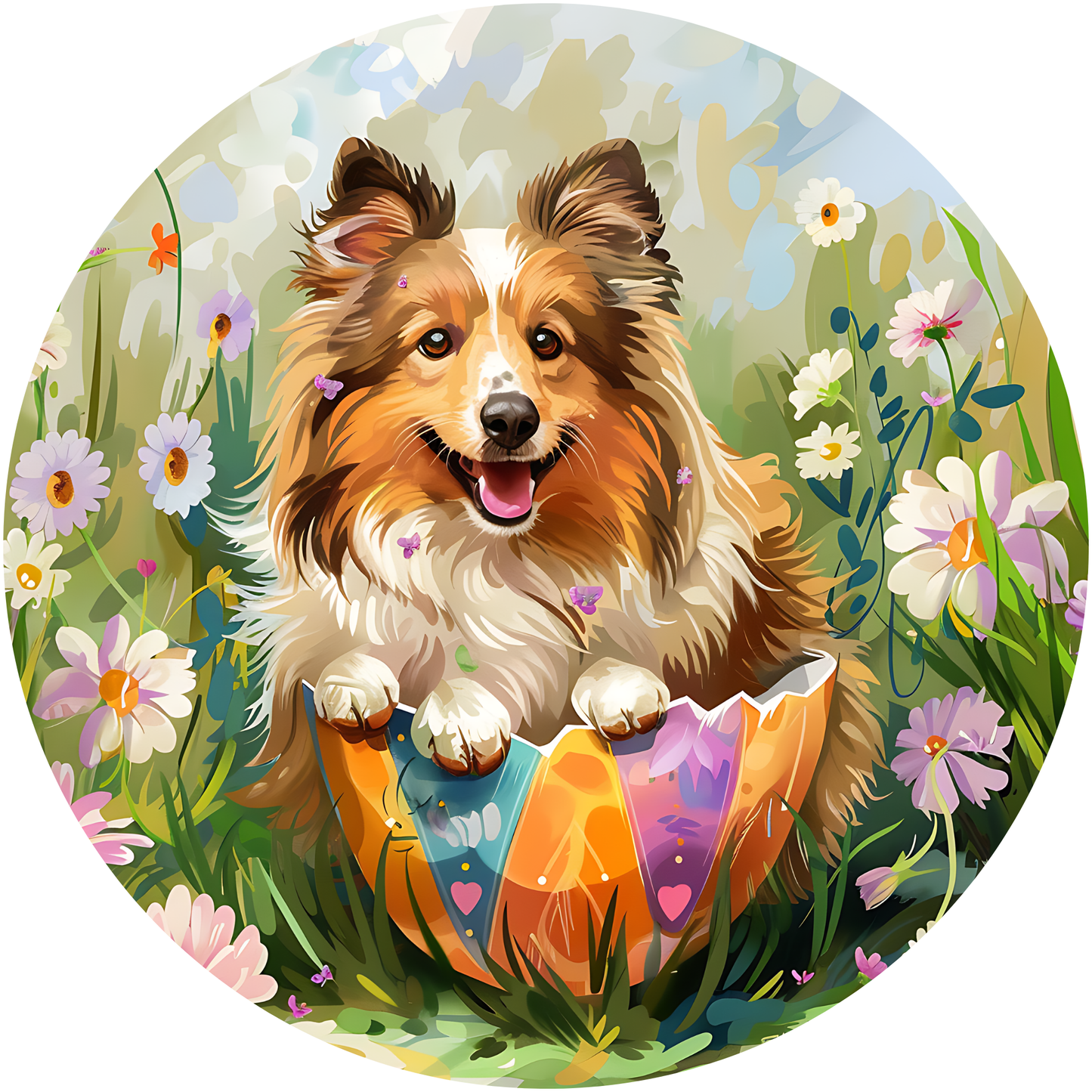 Shetland Sheepdog Metal / Vinyl Sign - Made in USA