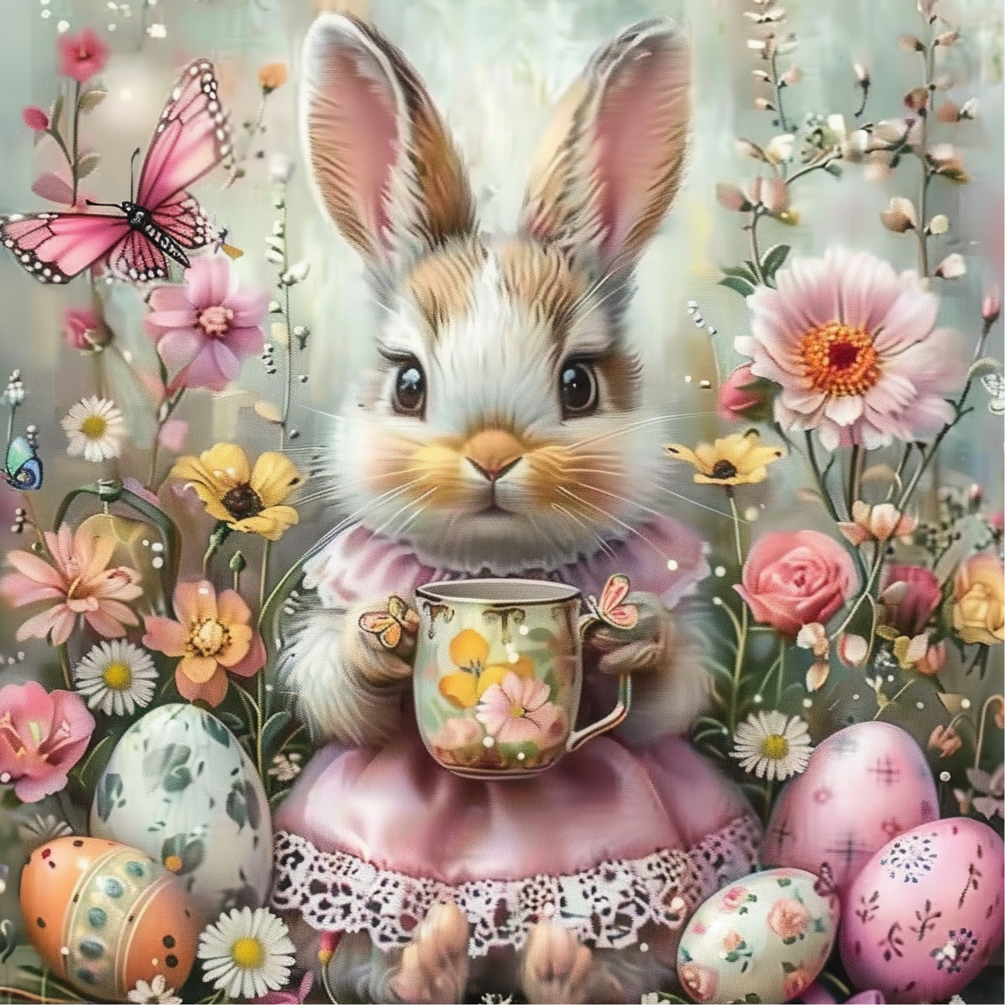 Rabbit Bunny Metal Sign - Made in USA