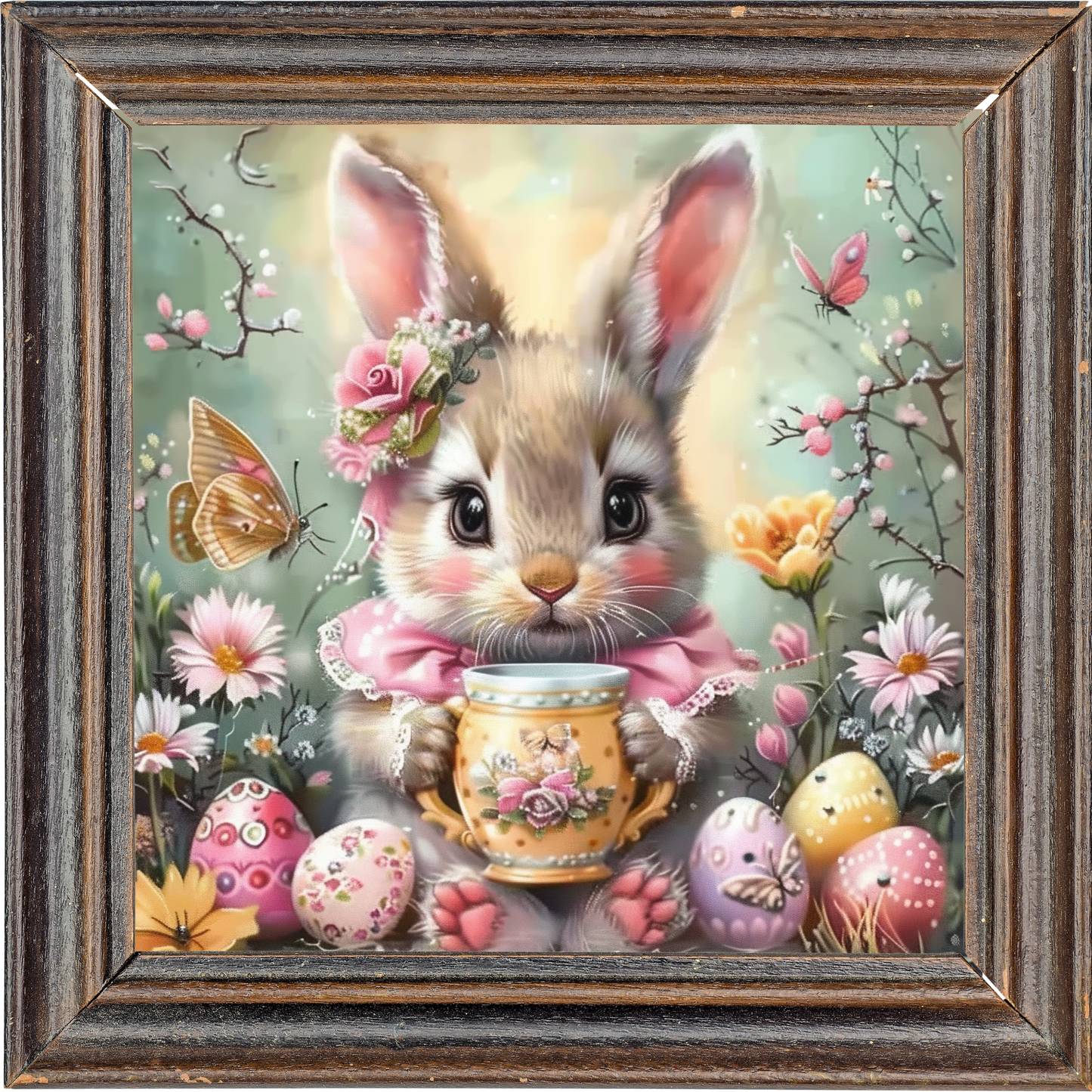 Rabbit Bunny Metal Sign - Made in USA