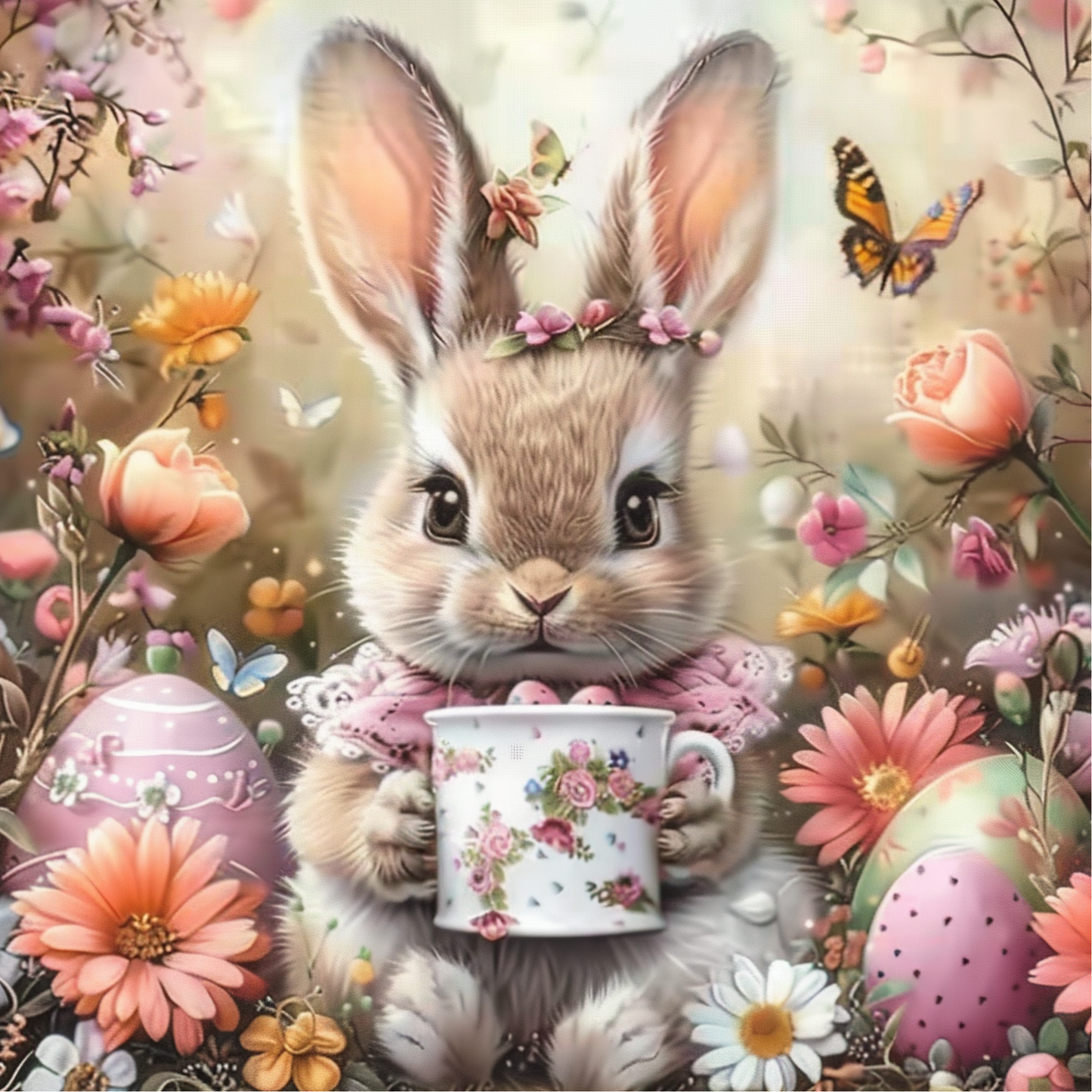 Rabbit Bunny Metal Sign - Made in USA