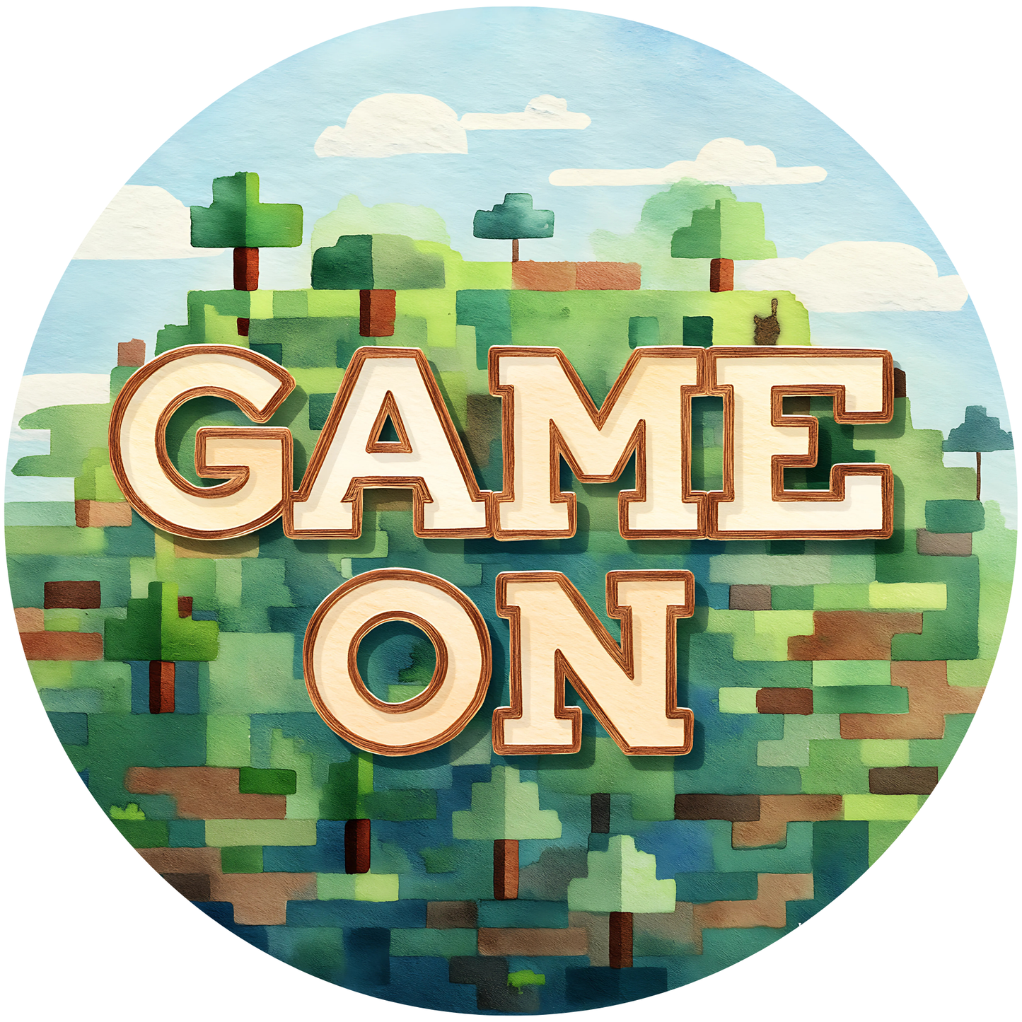 Game On Metal / Vinyl Sign - Made in USA